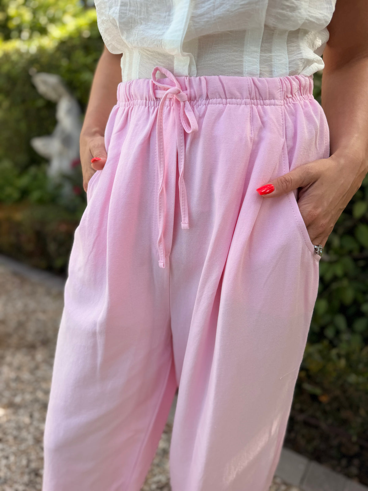Bernia barrel pants - Pink