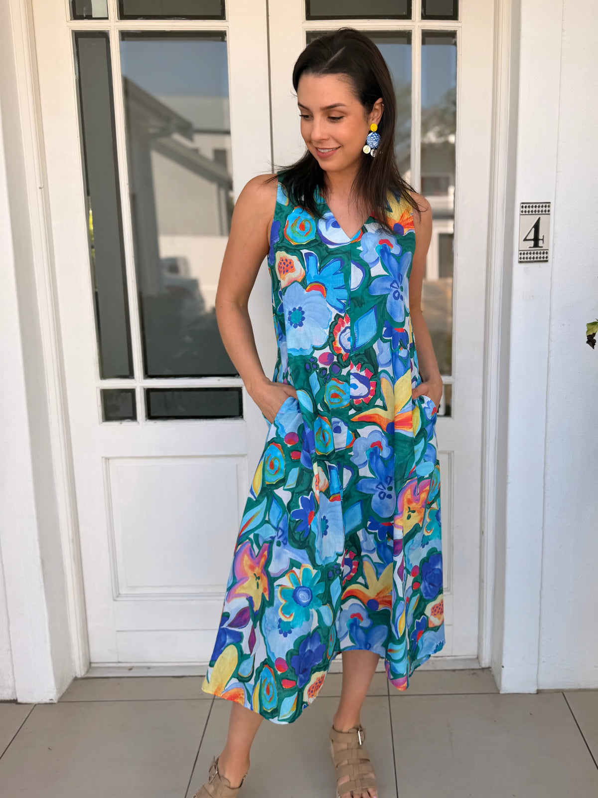 Mila dress - Mexican floral