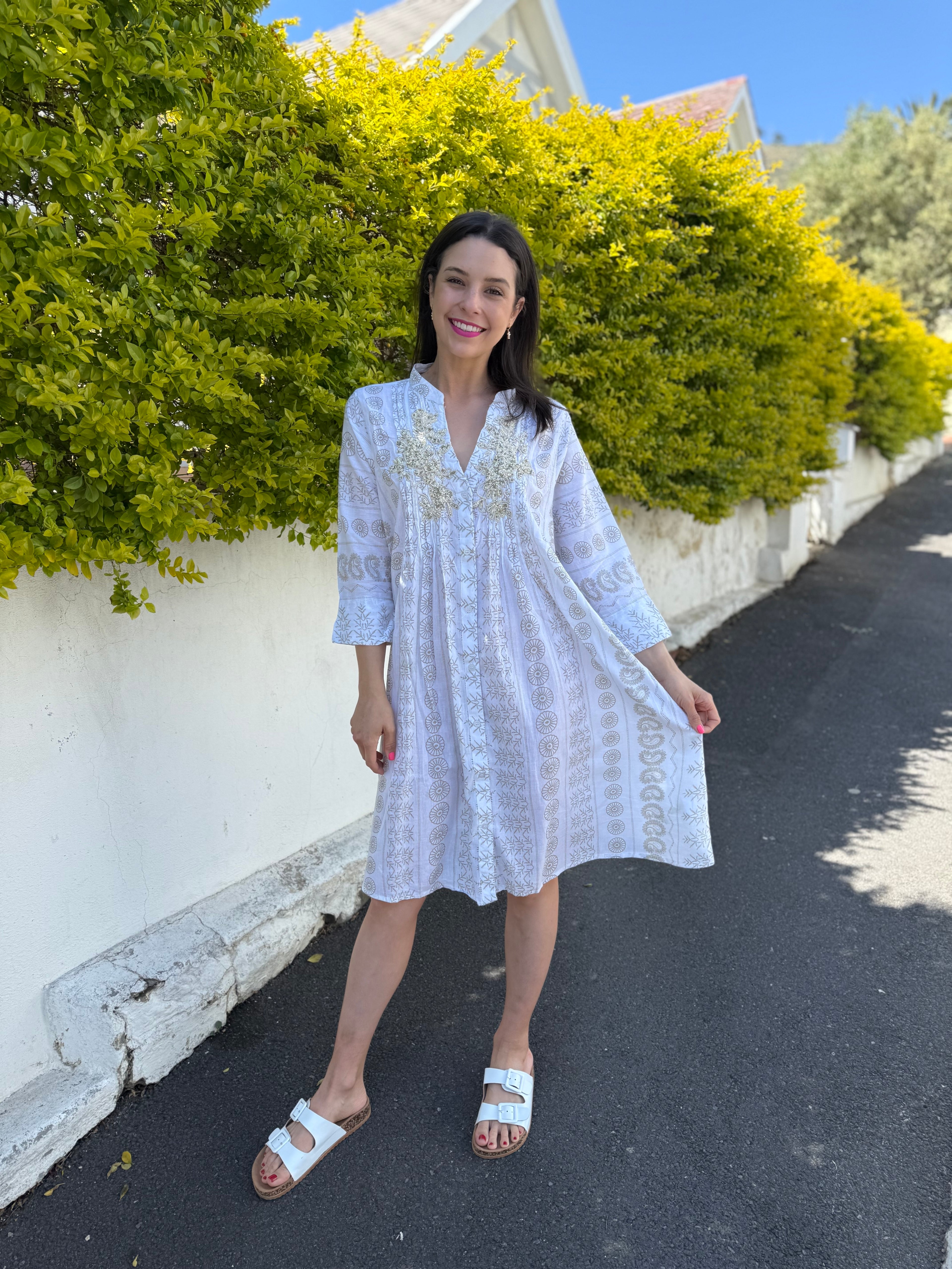 Gloria dress - Natural