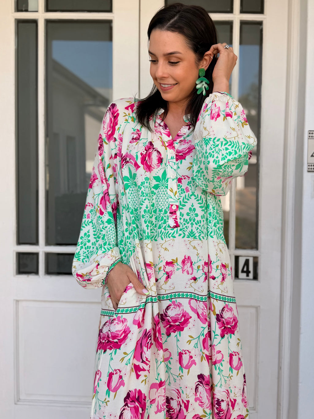 Riané dress - Pink rose