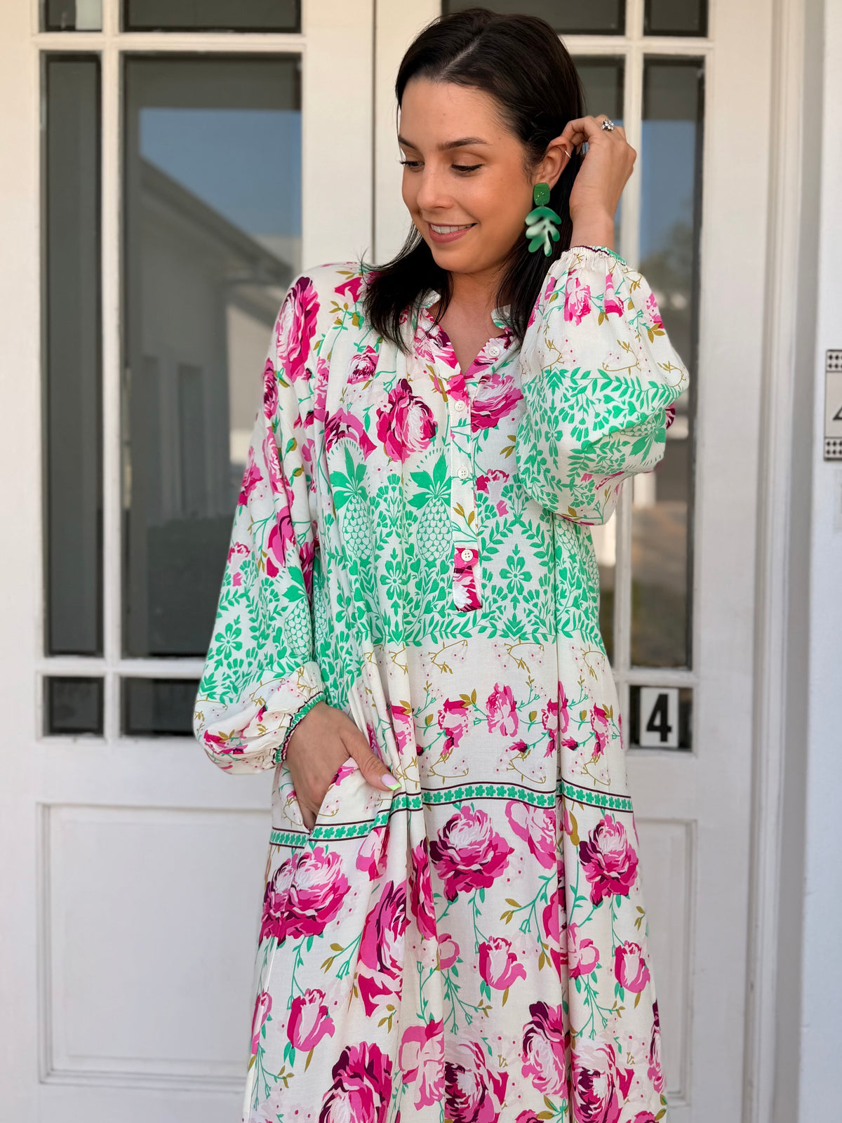Riané dress - Pink rose
