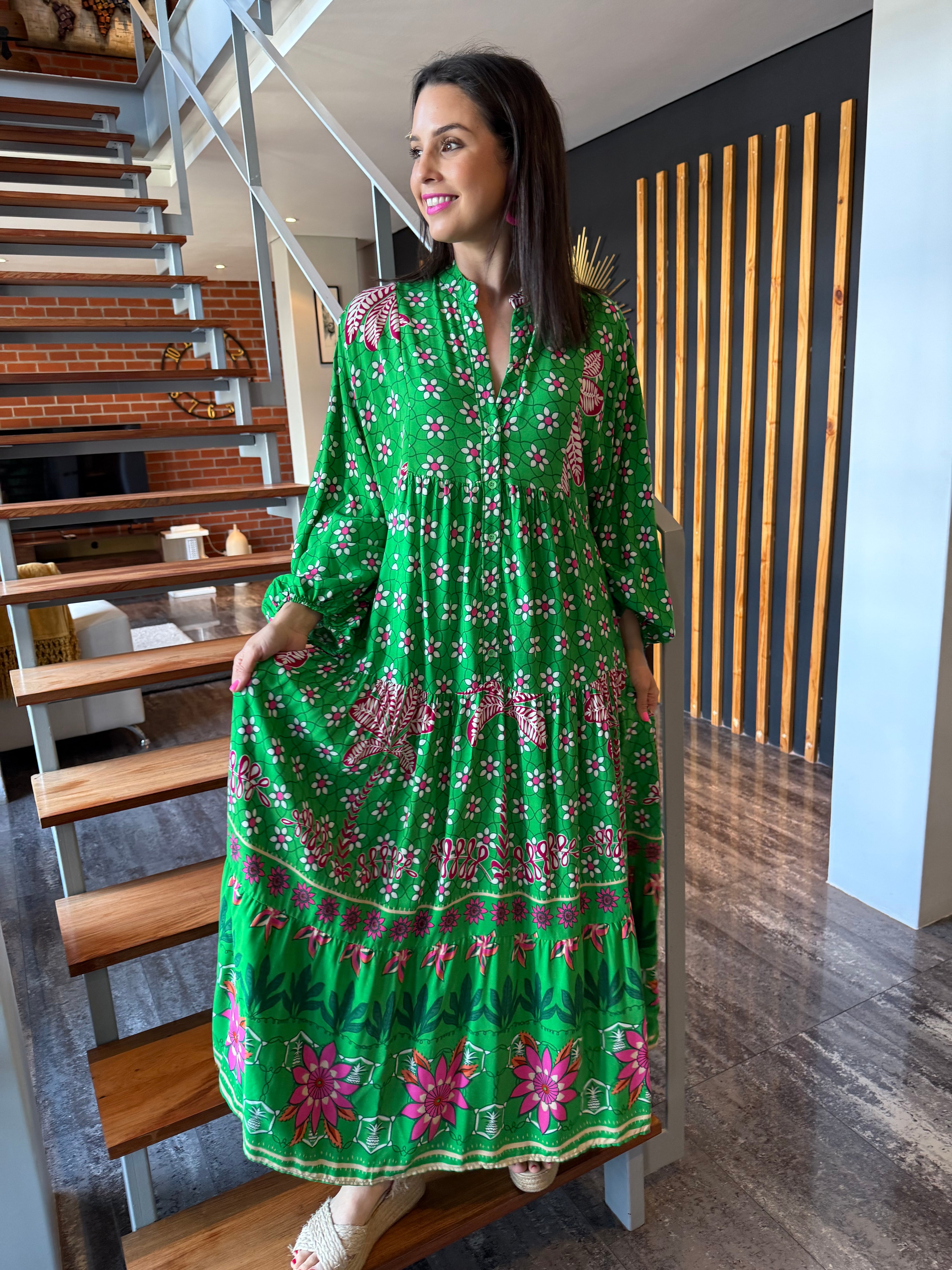Jenna dress - Palm
