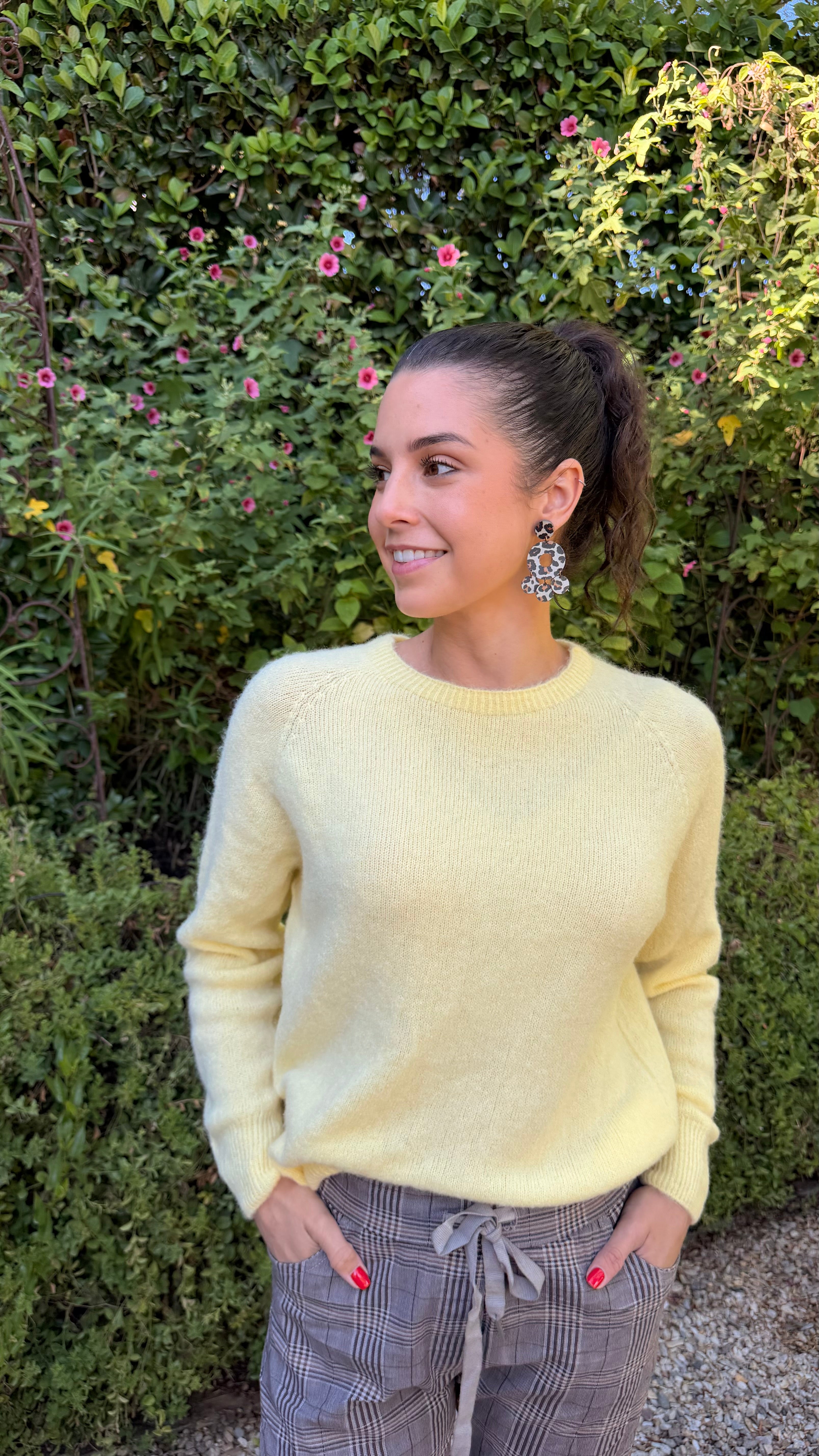 Baby alpaca knit - Butter yellow