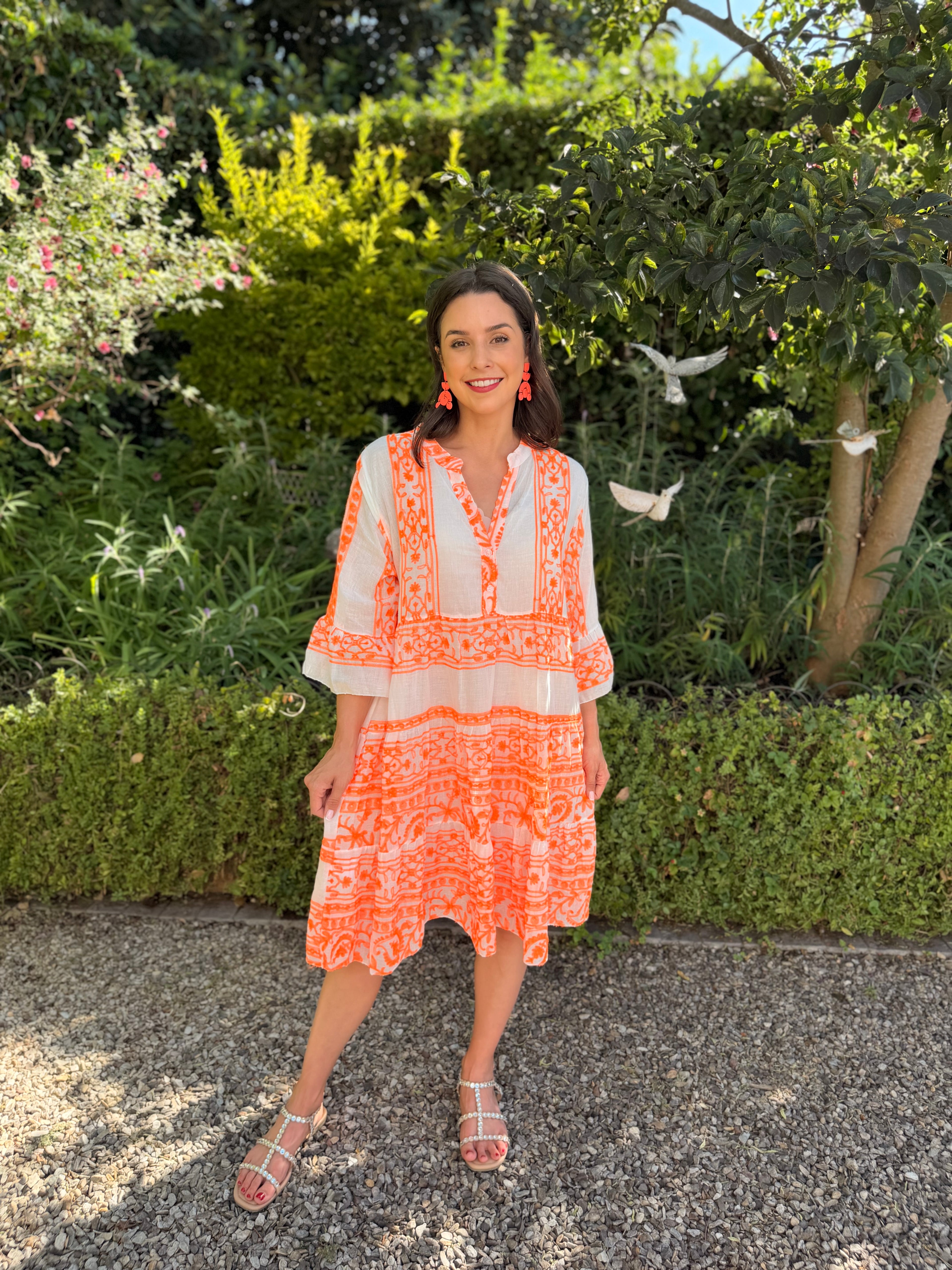 Selena dress - Orange