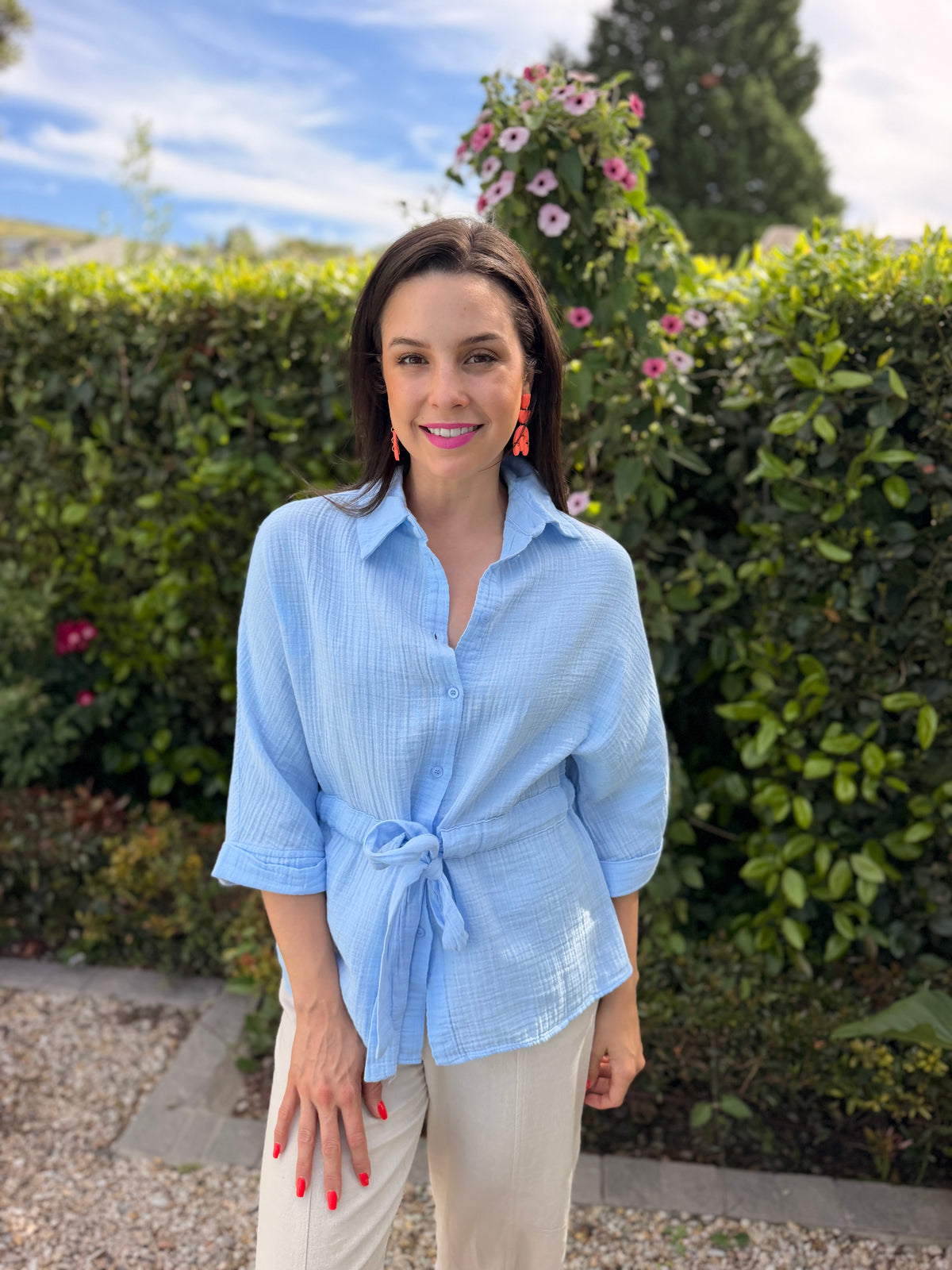 Kiara blouse - Blue