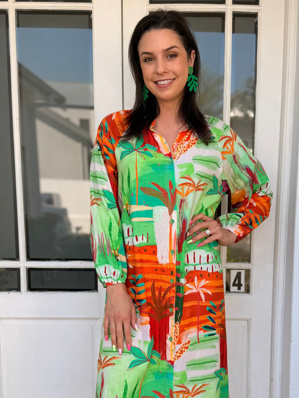 Patricia dress- Palm party
