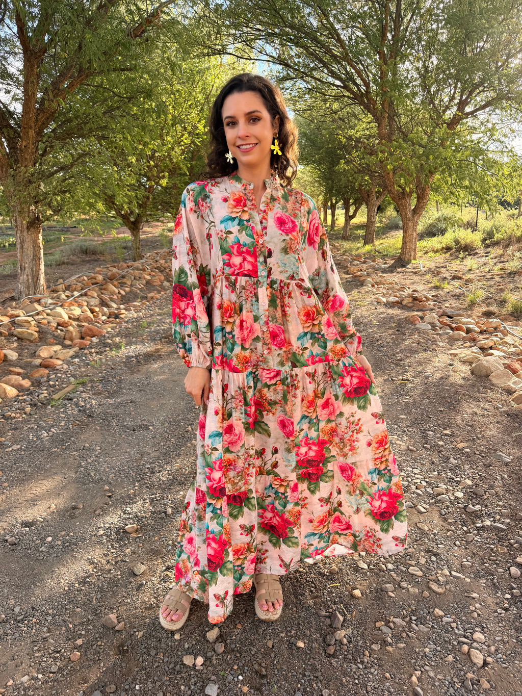 Jenna dress - Vintage rose