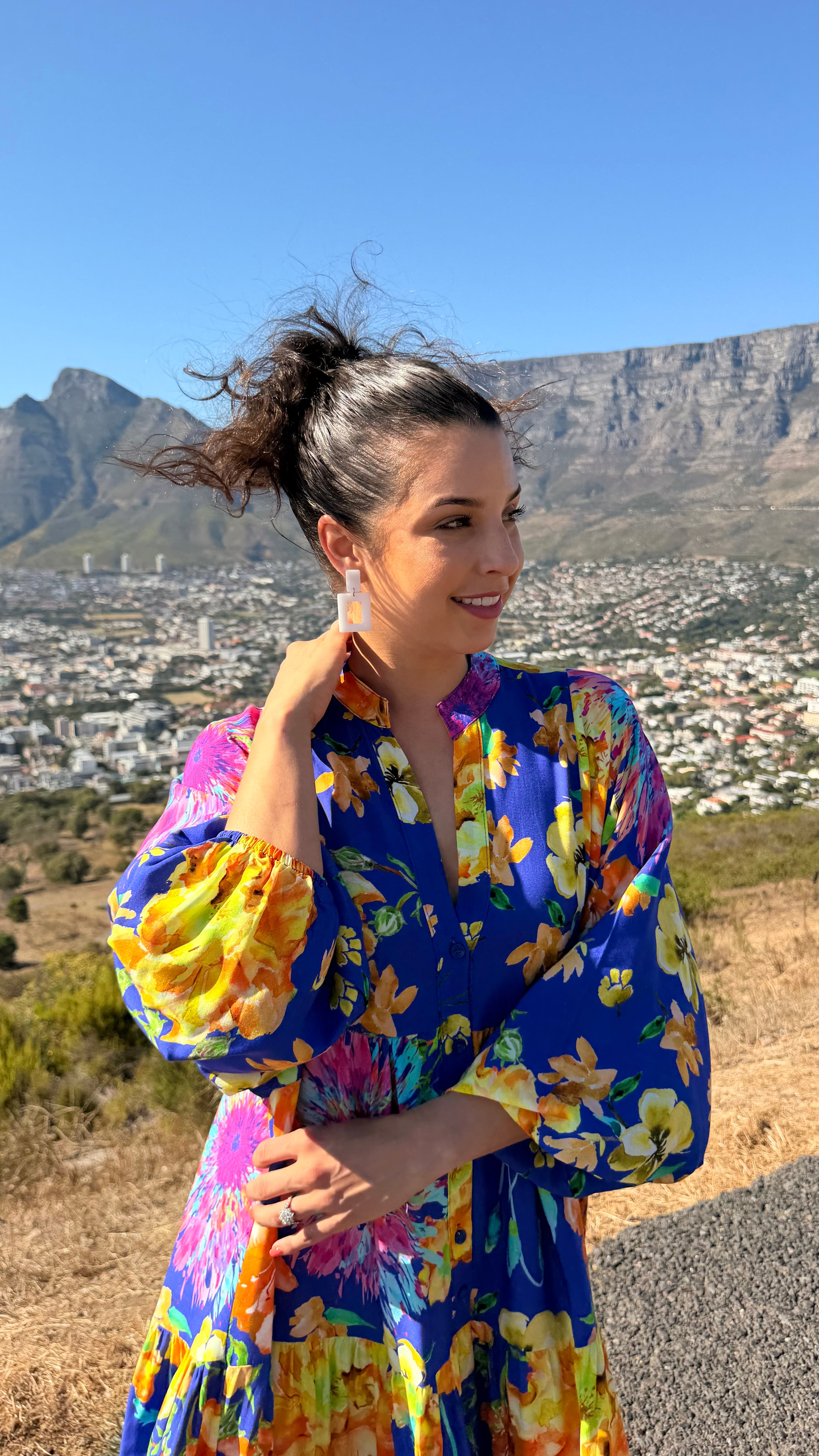 Jenna dress - Floral smudge