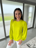 Mia top- Acid lime