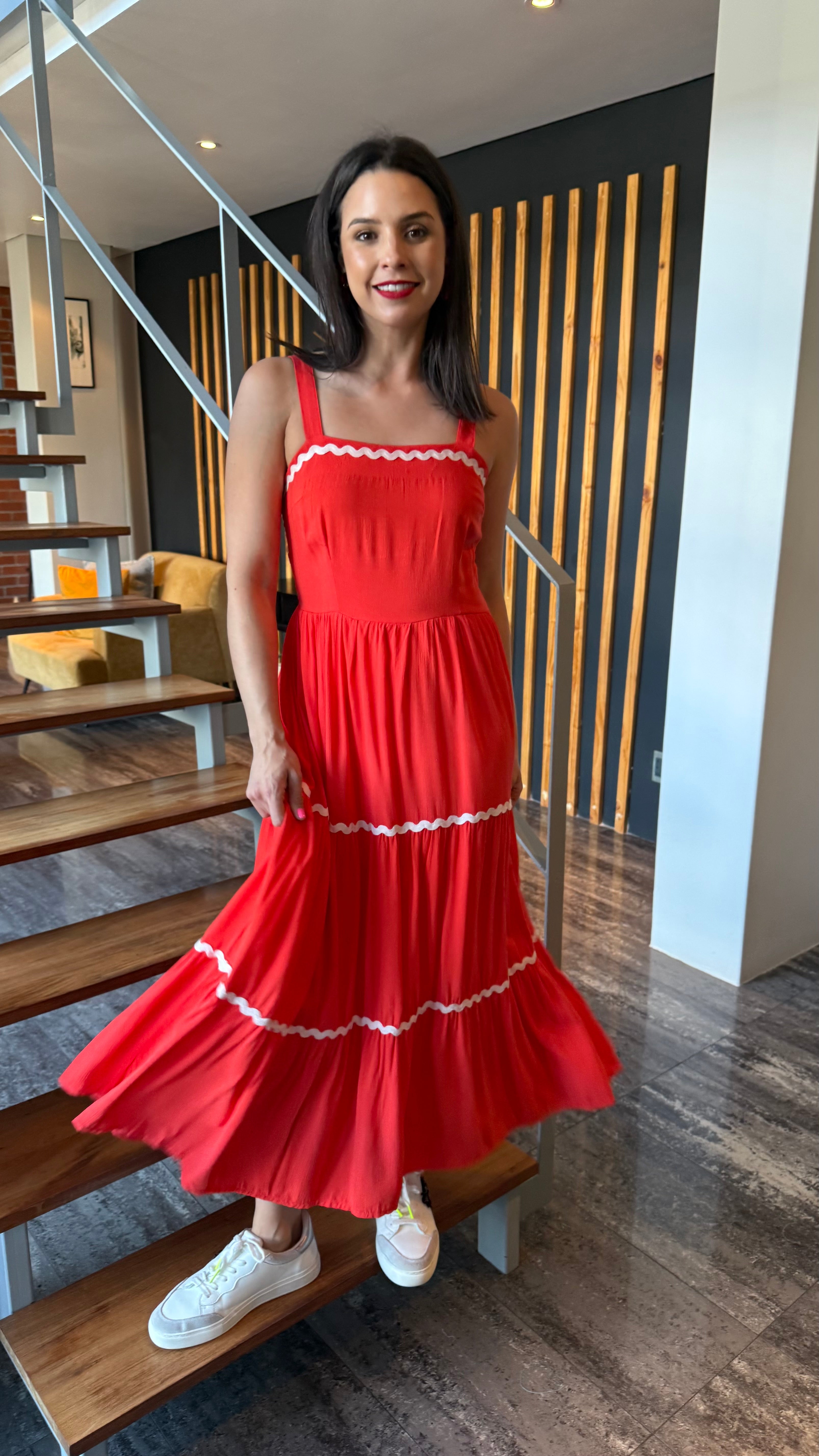 Zig zag dress - Corral
