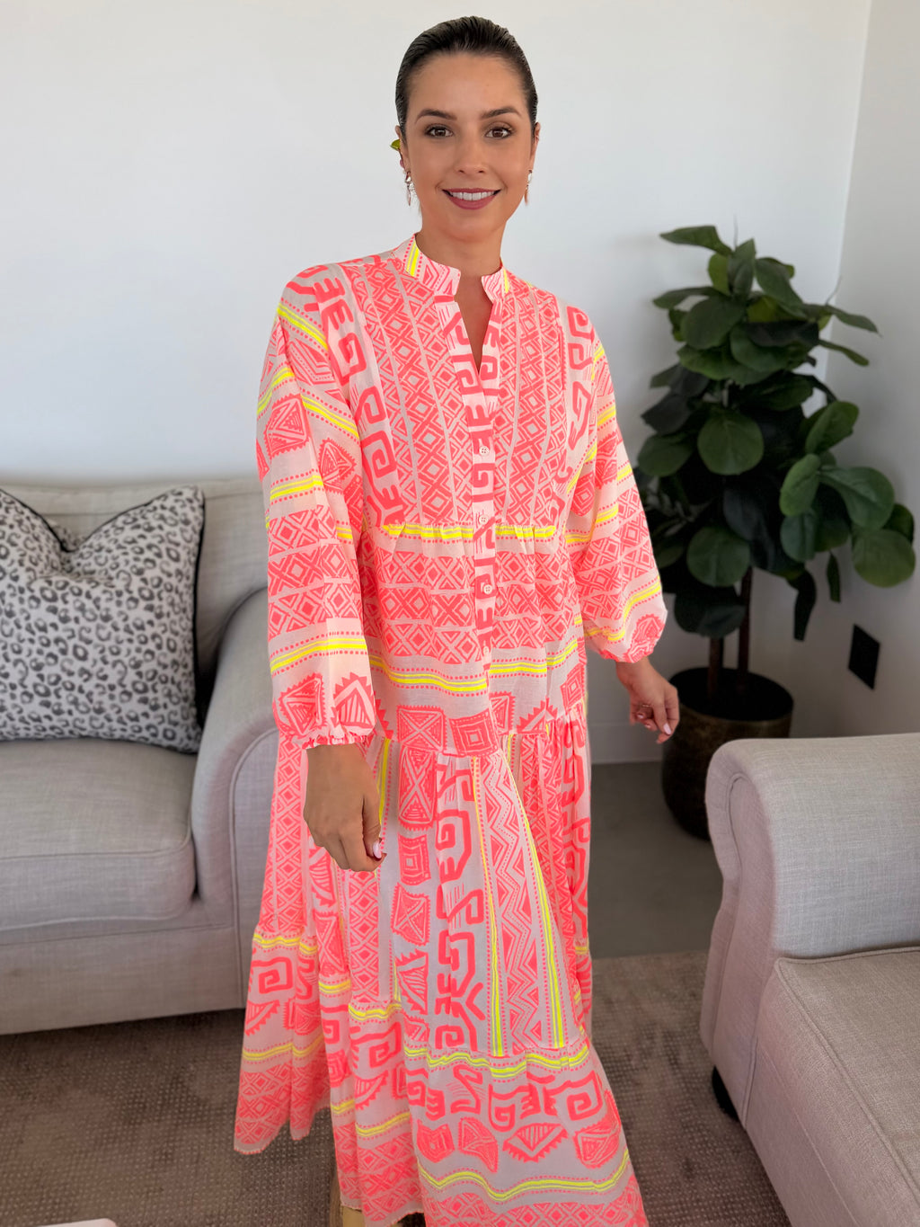 Carley dress - Neon dreams