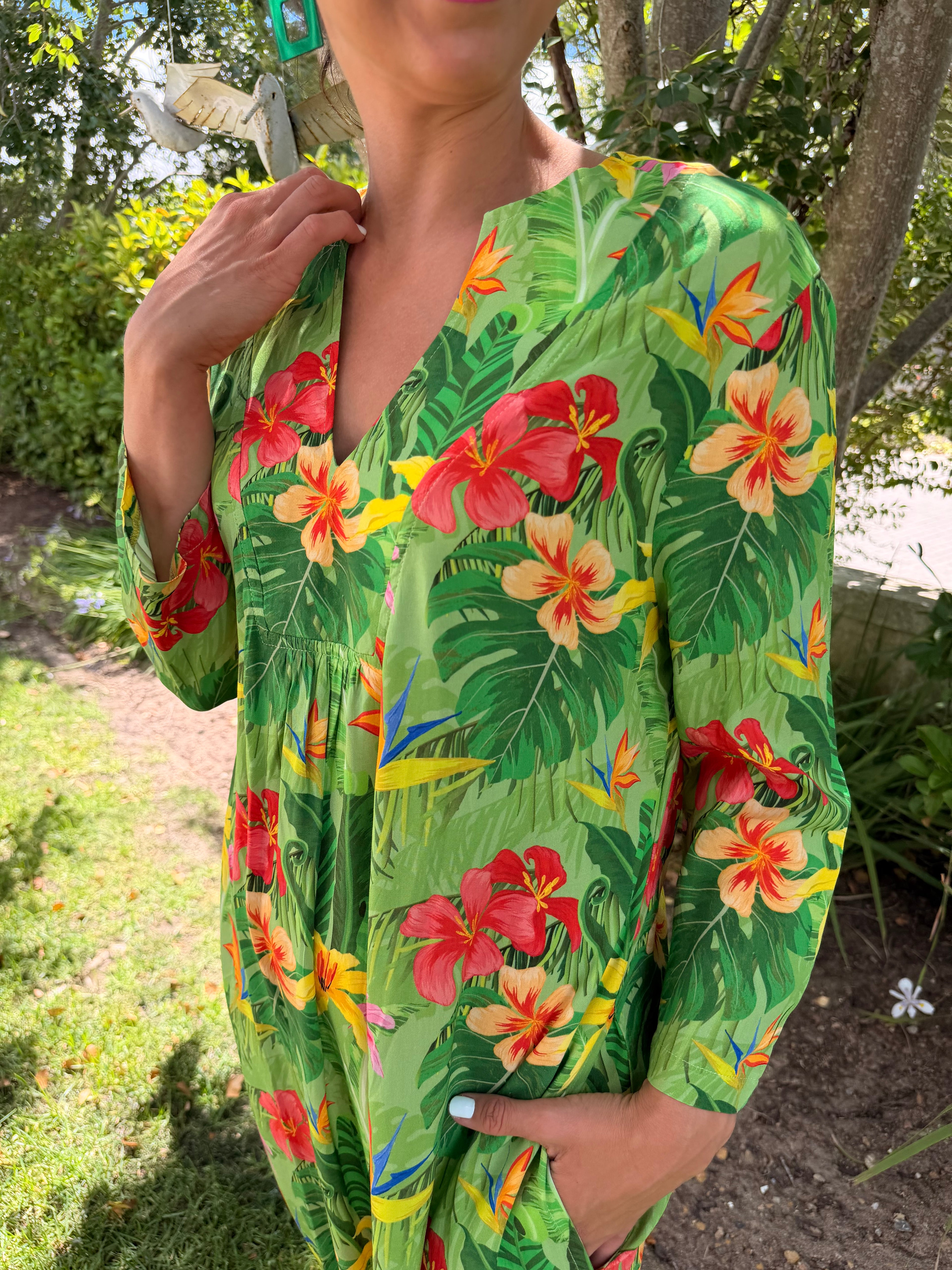 Vicky dress - Tropical maddness