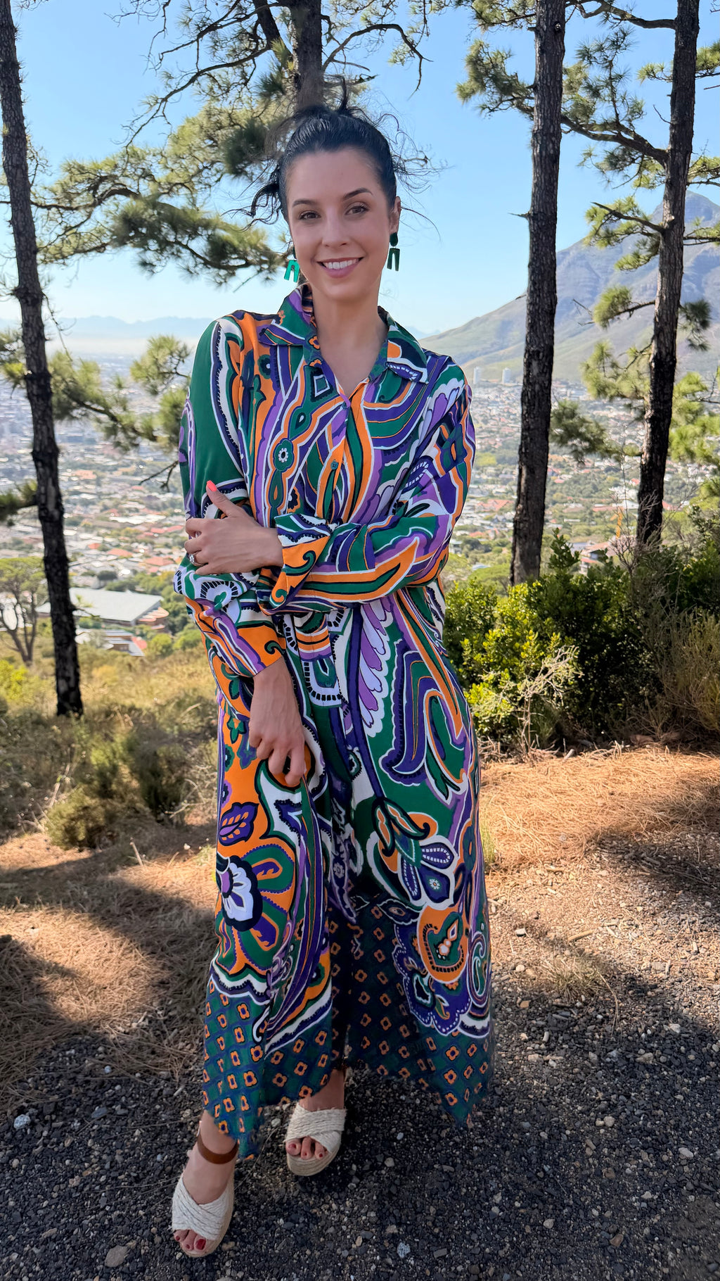 Ziggi dress - Purple Paisley