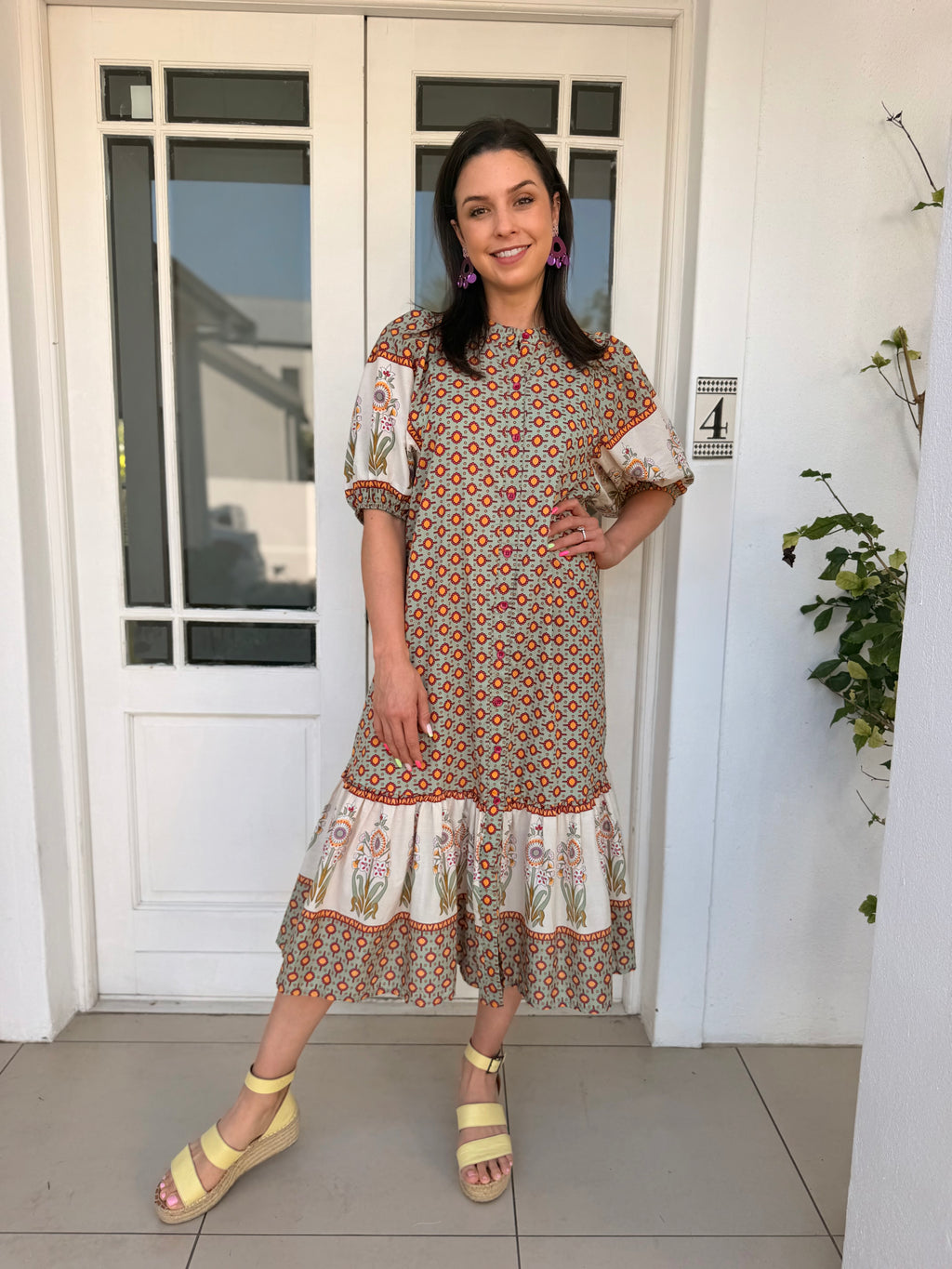 Livvy dress - Sage