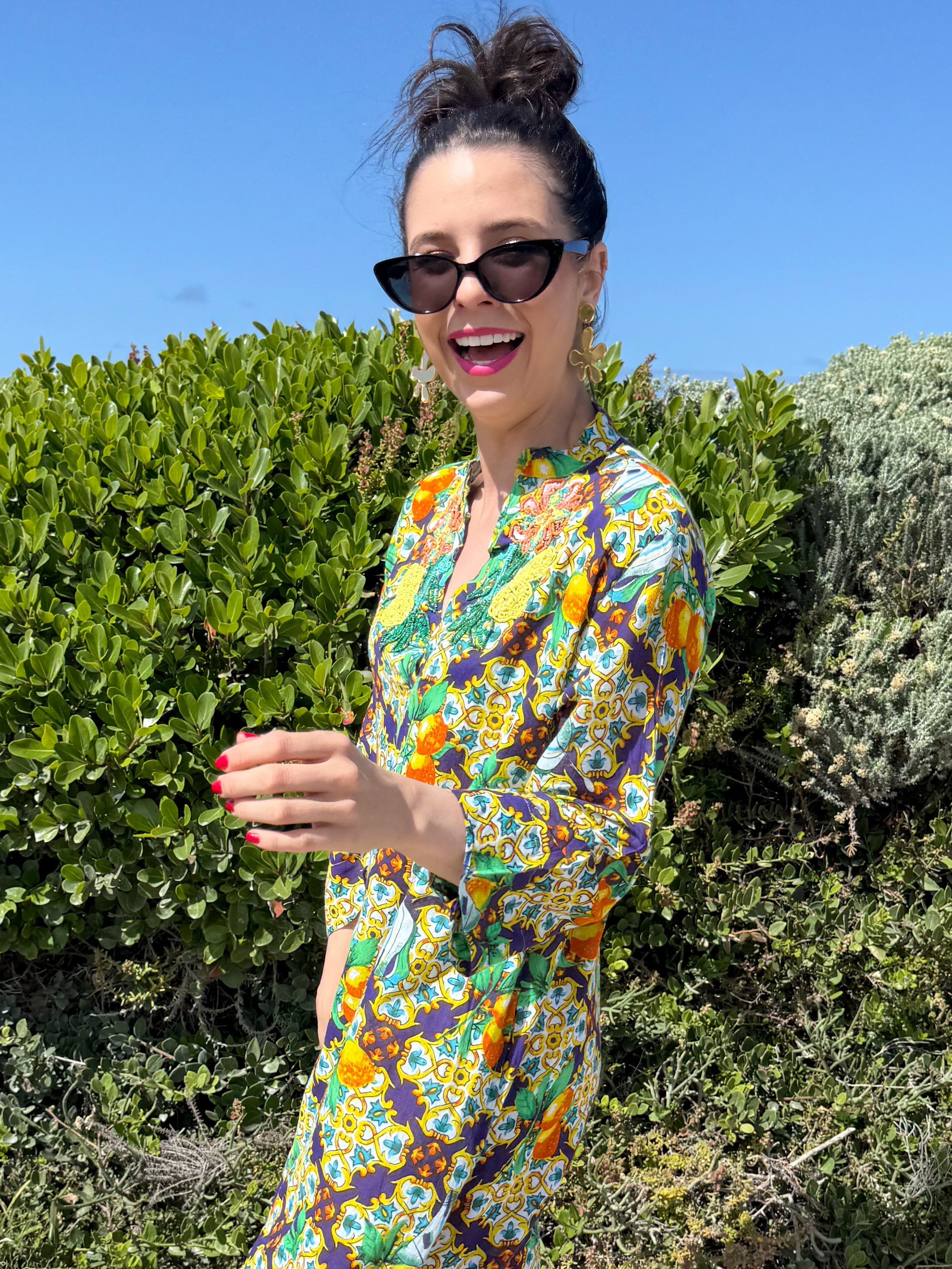 Romey kaftan - Blue La dolcé Vita