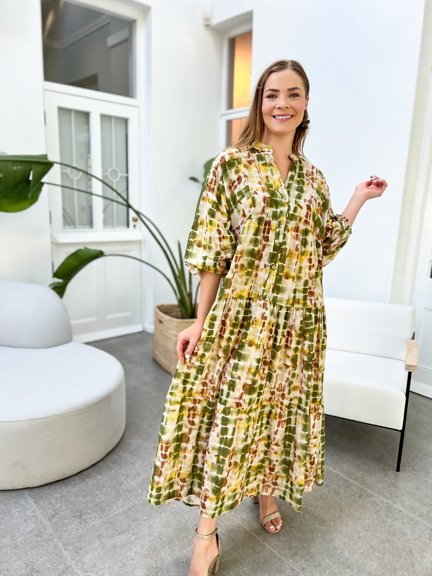 Jenna dress - Autumn snake