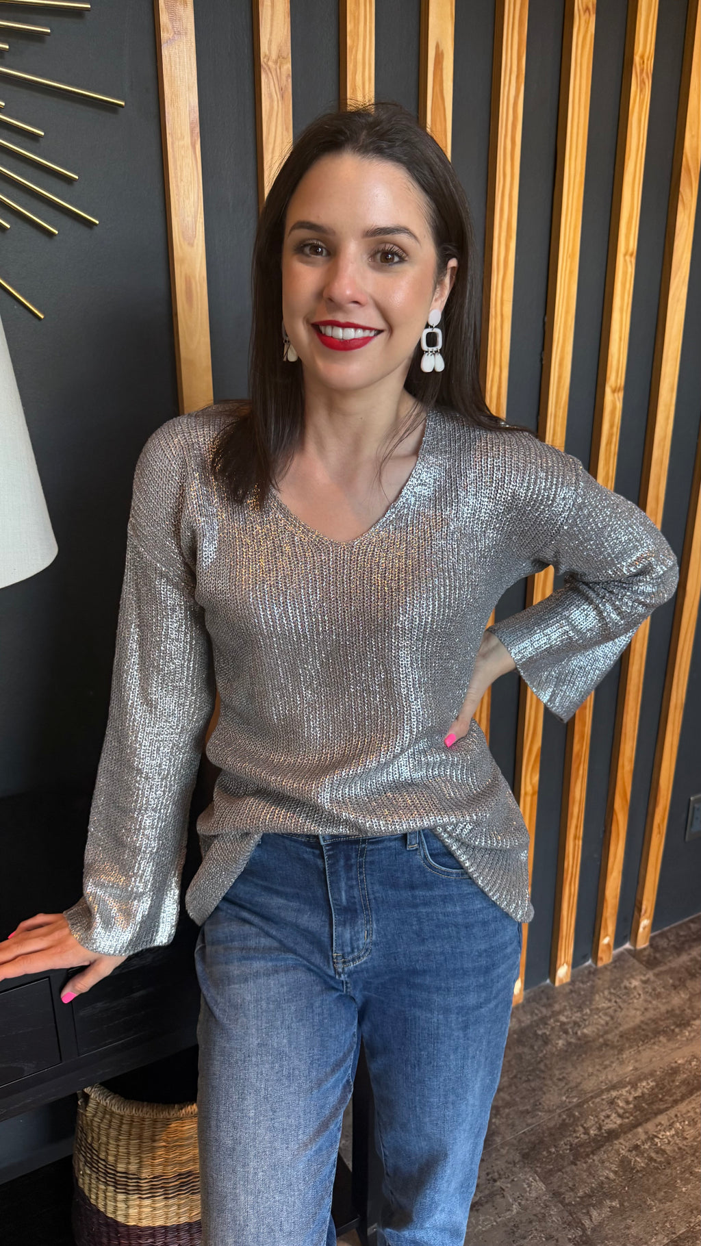 Pamela knit - Silver