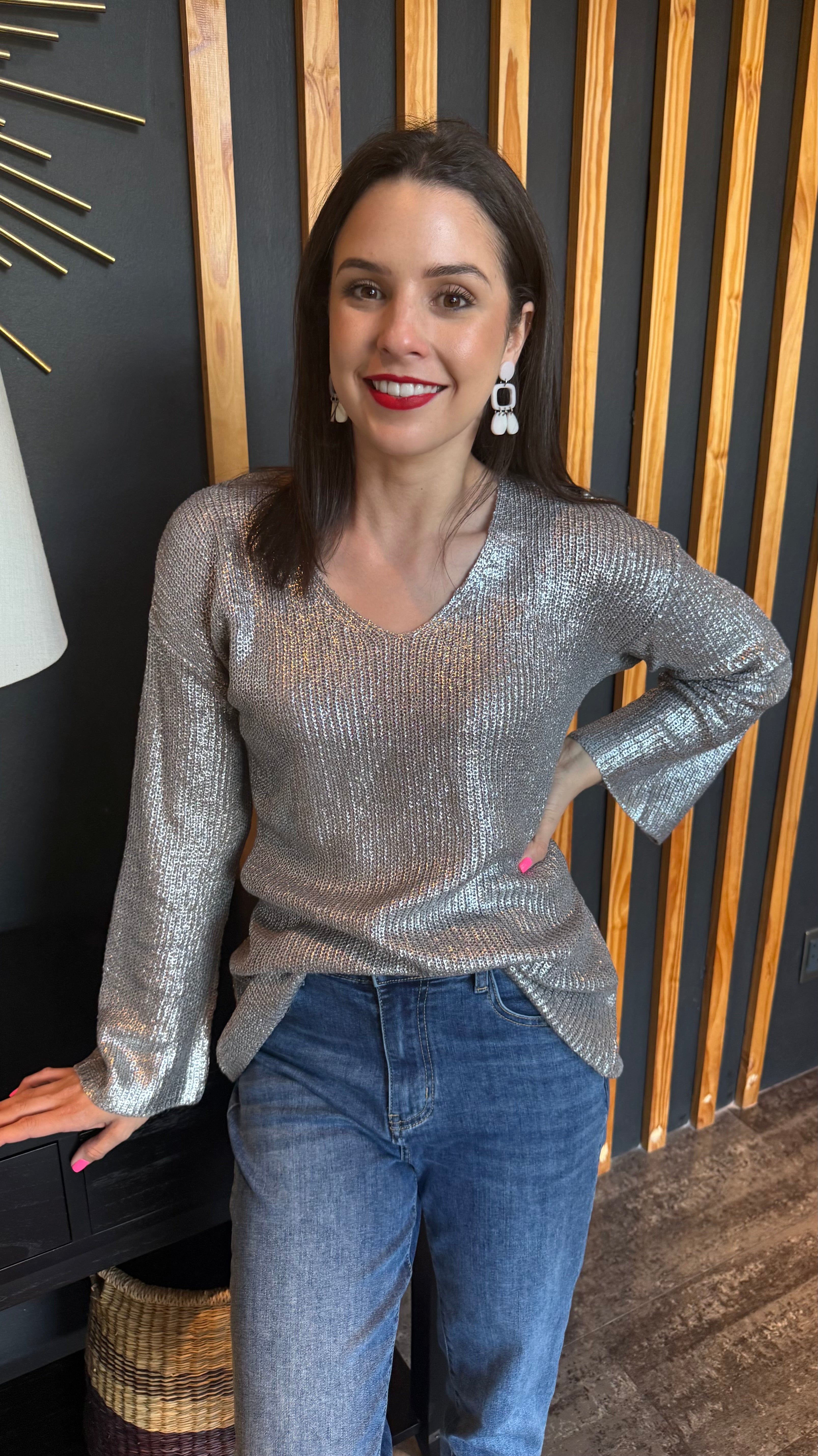 Pamela knit - Silver