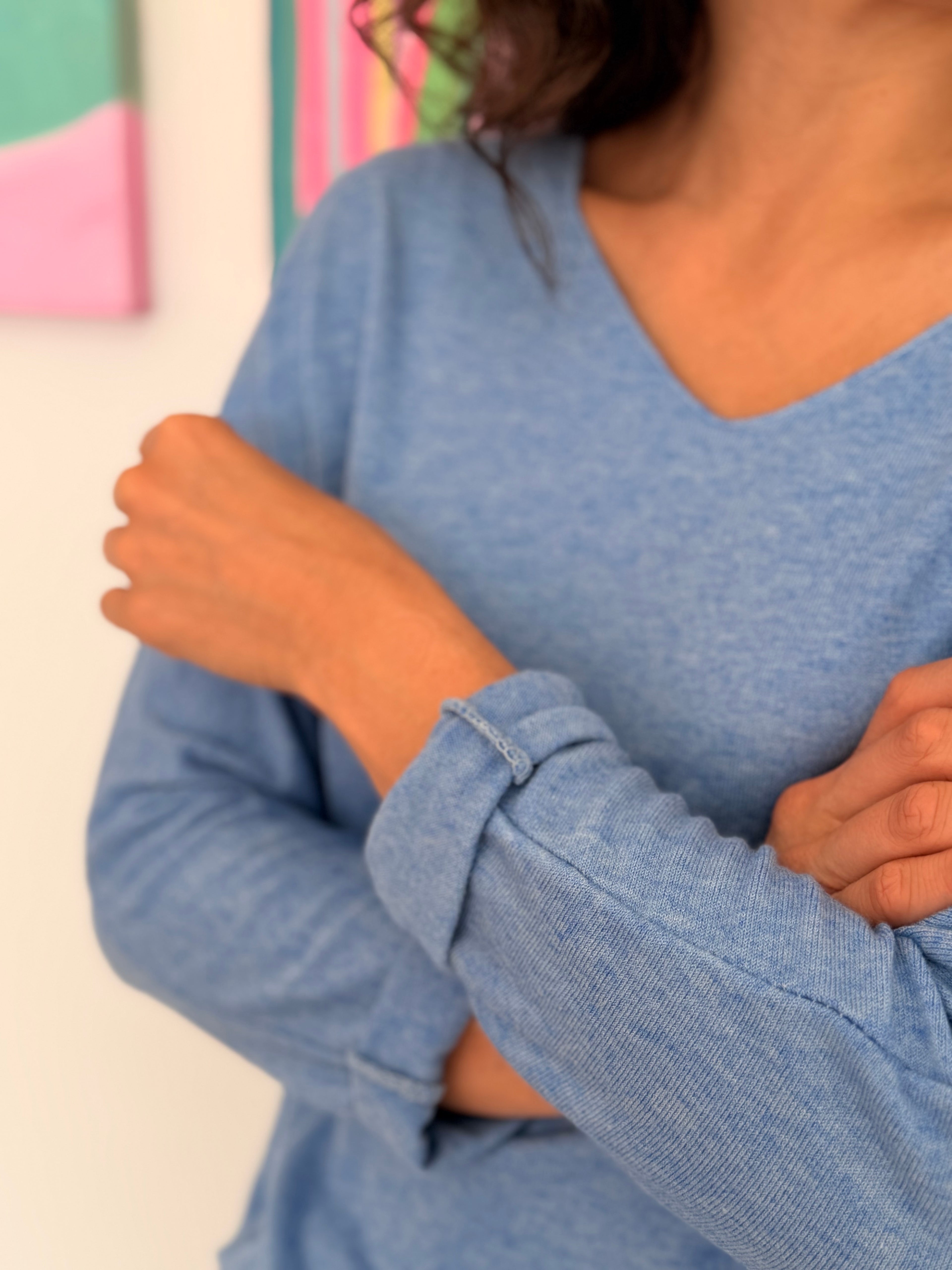 Soft Italian knit - Blue