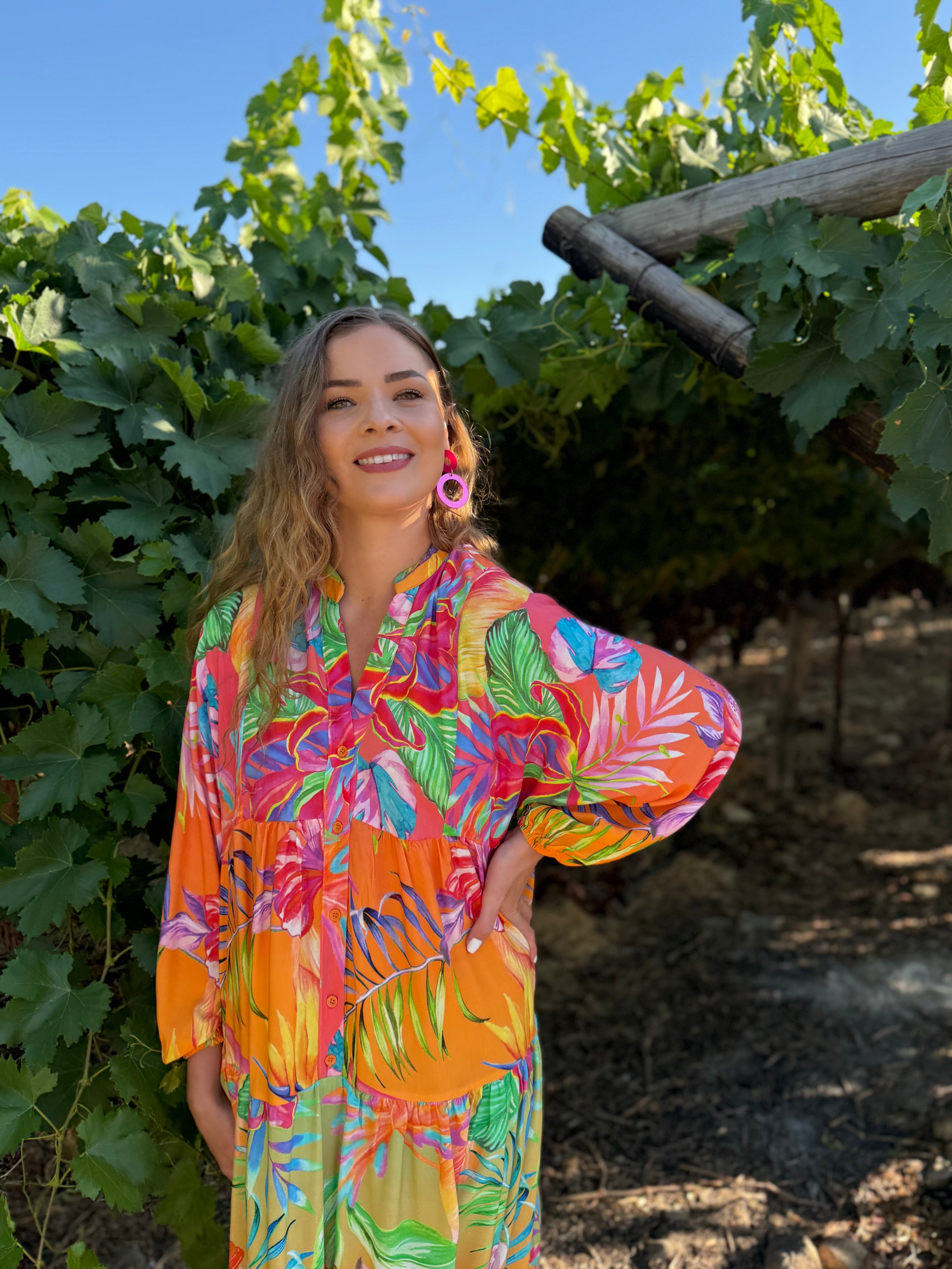 Jenna dress - tropical