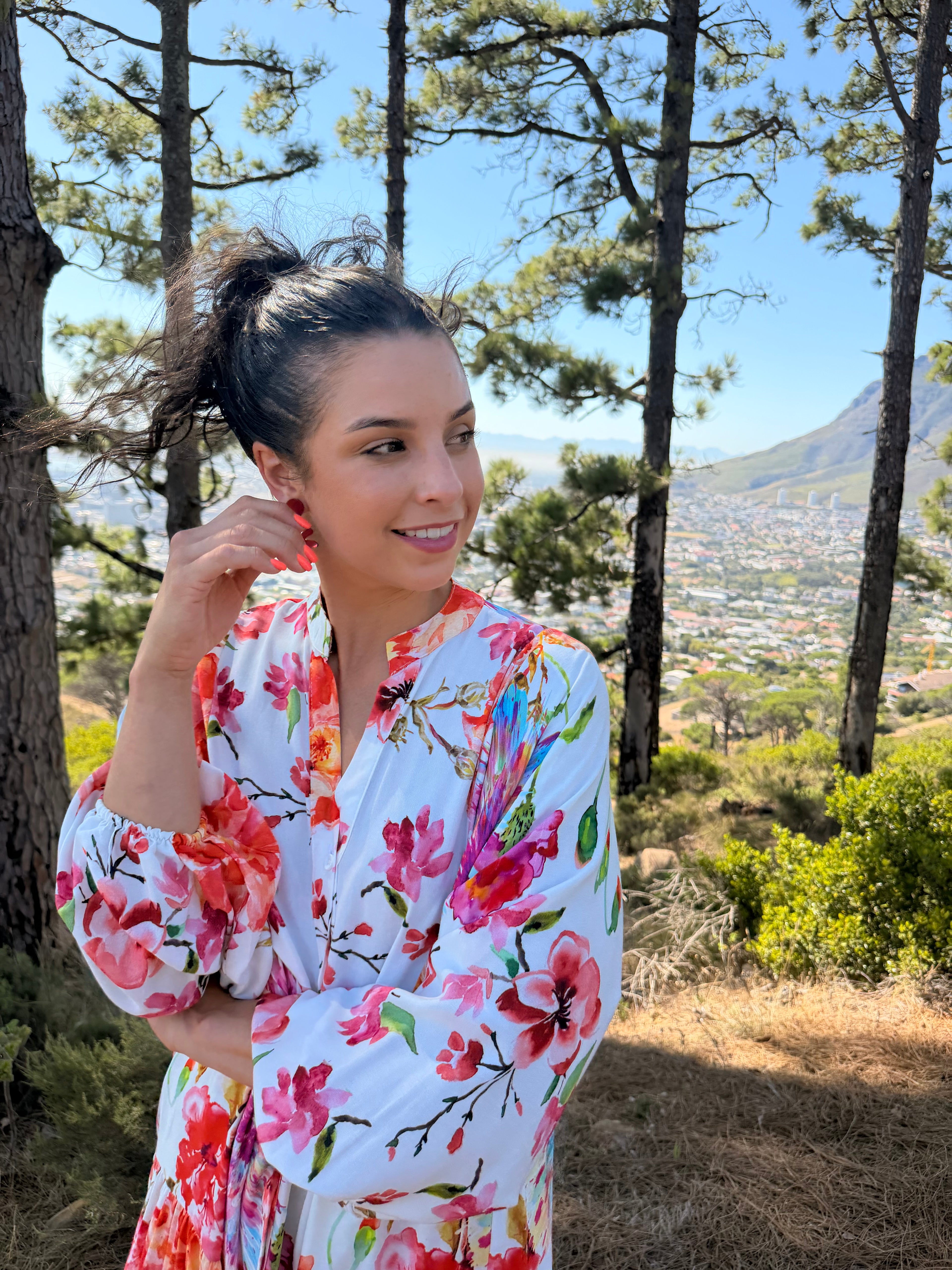 Jenna dress- Corral floral