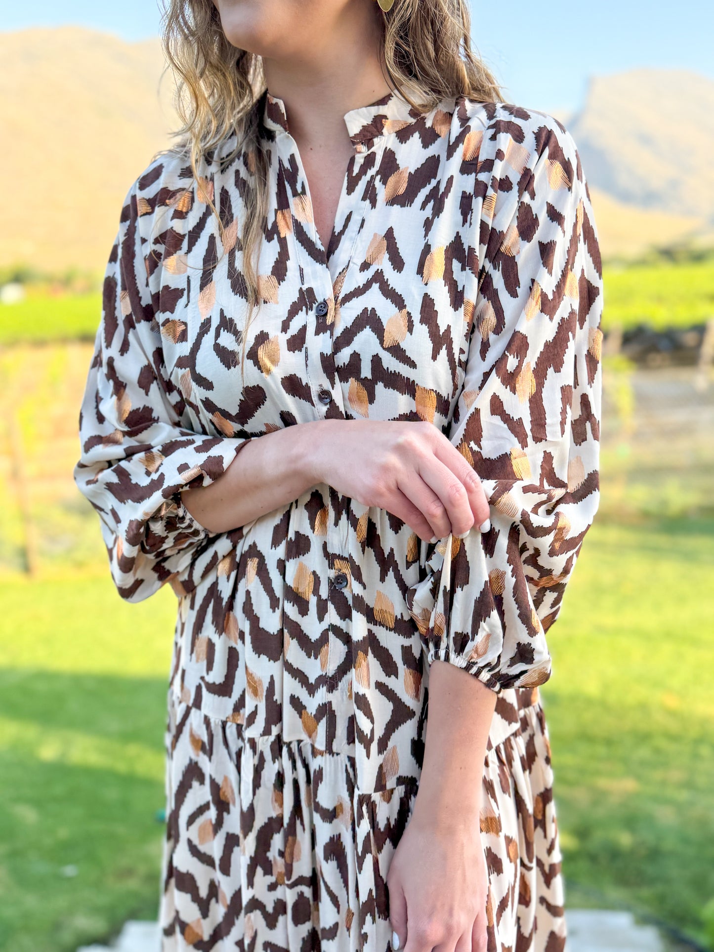 Jenna dress - Leopard