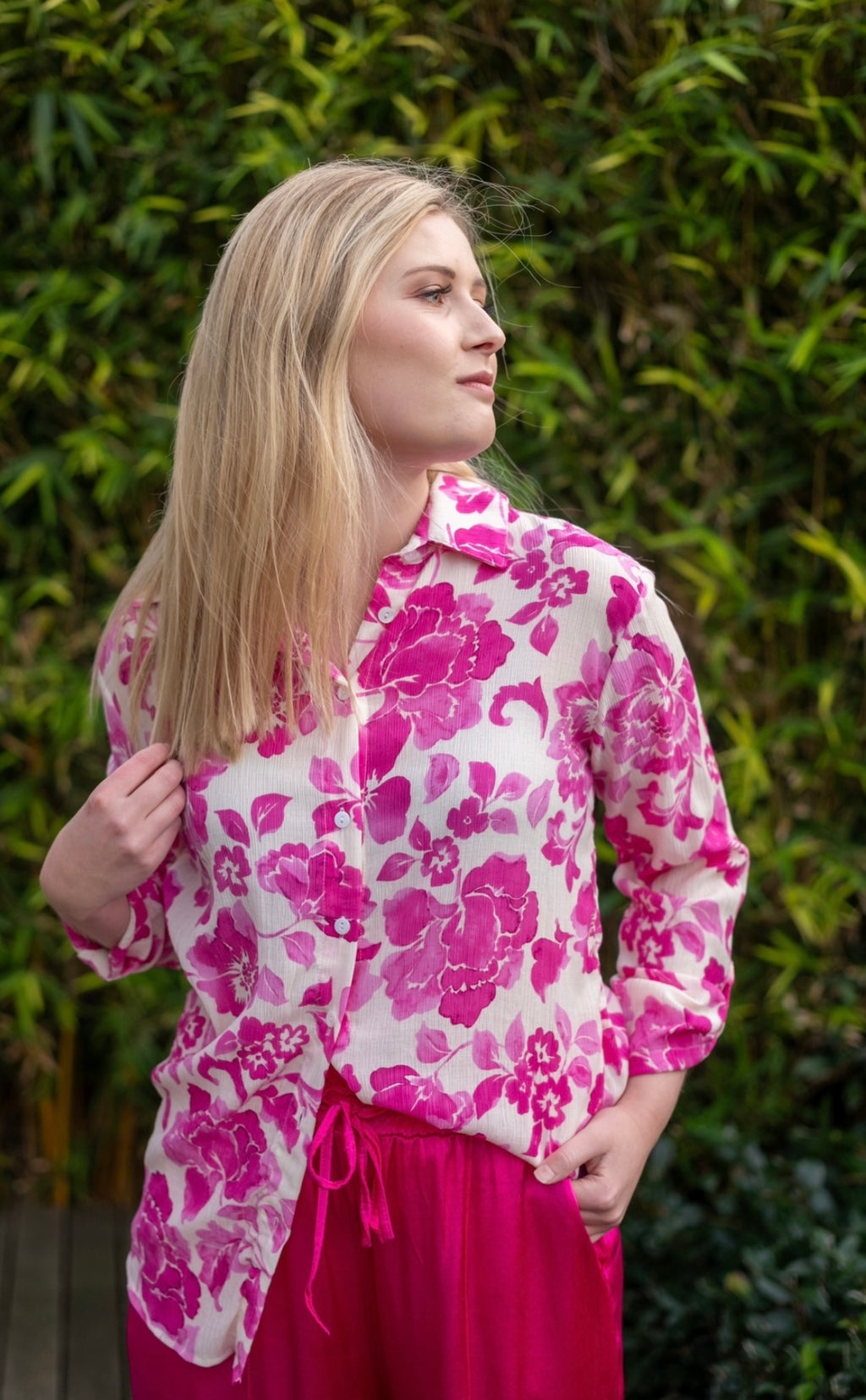 Corlia Shirt- Flora Flaunt
