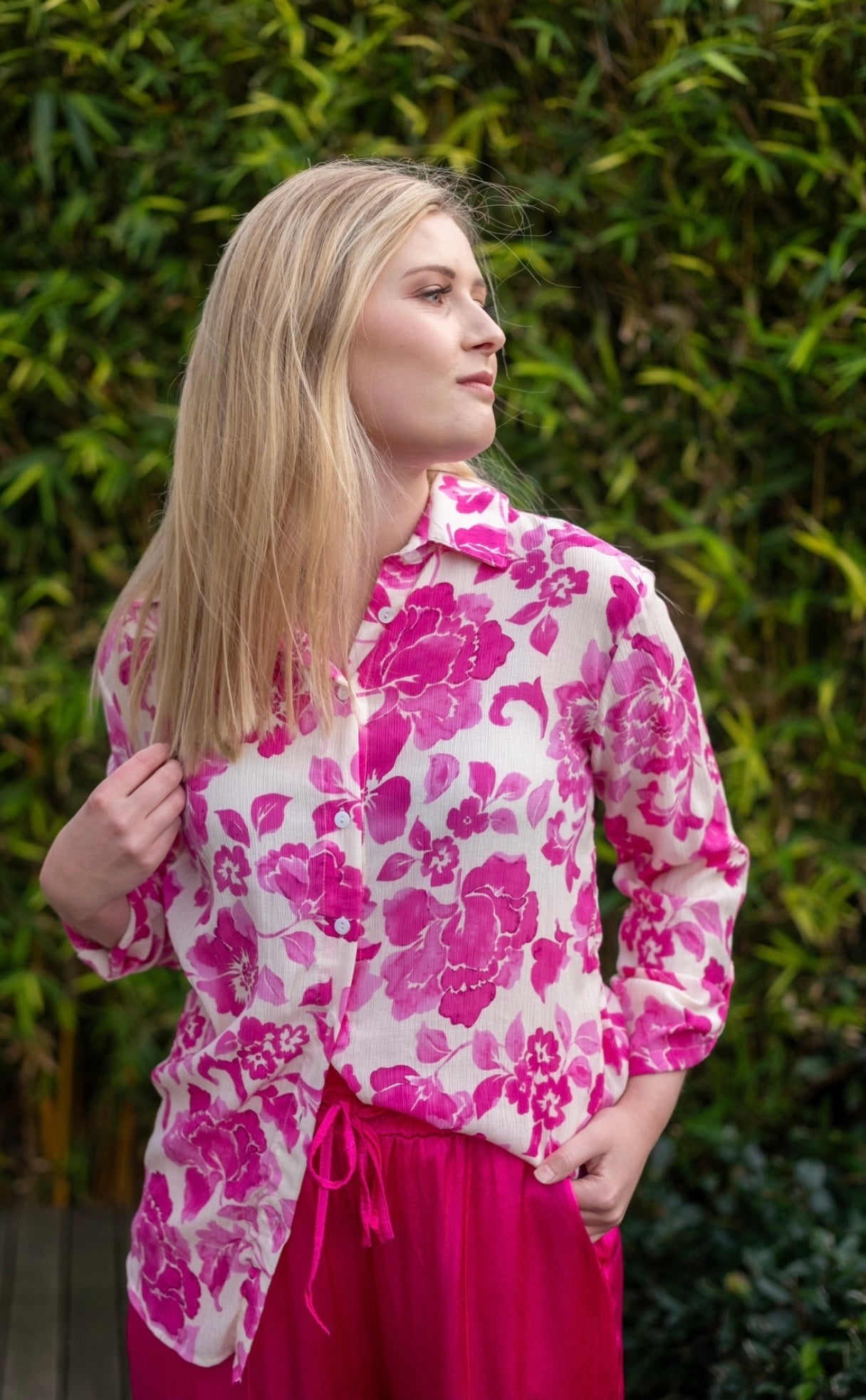 Corlia Shirt- Flora Flaunt