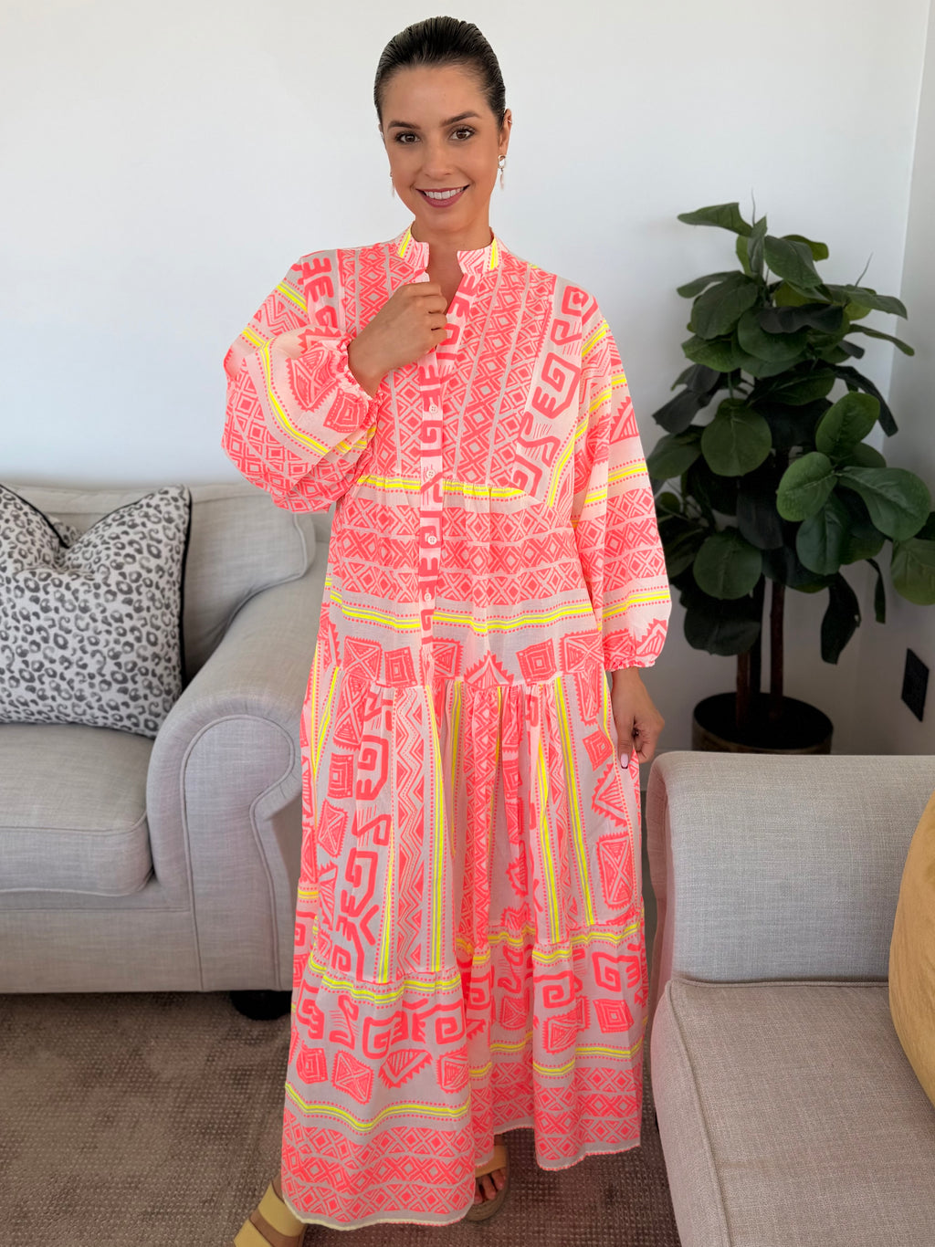 Carley dress - Neon dreams