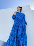 Thea dress - Blue floral