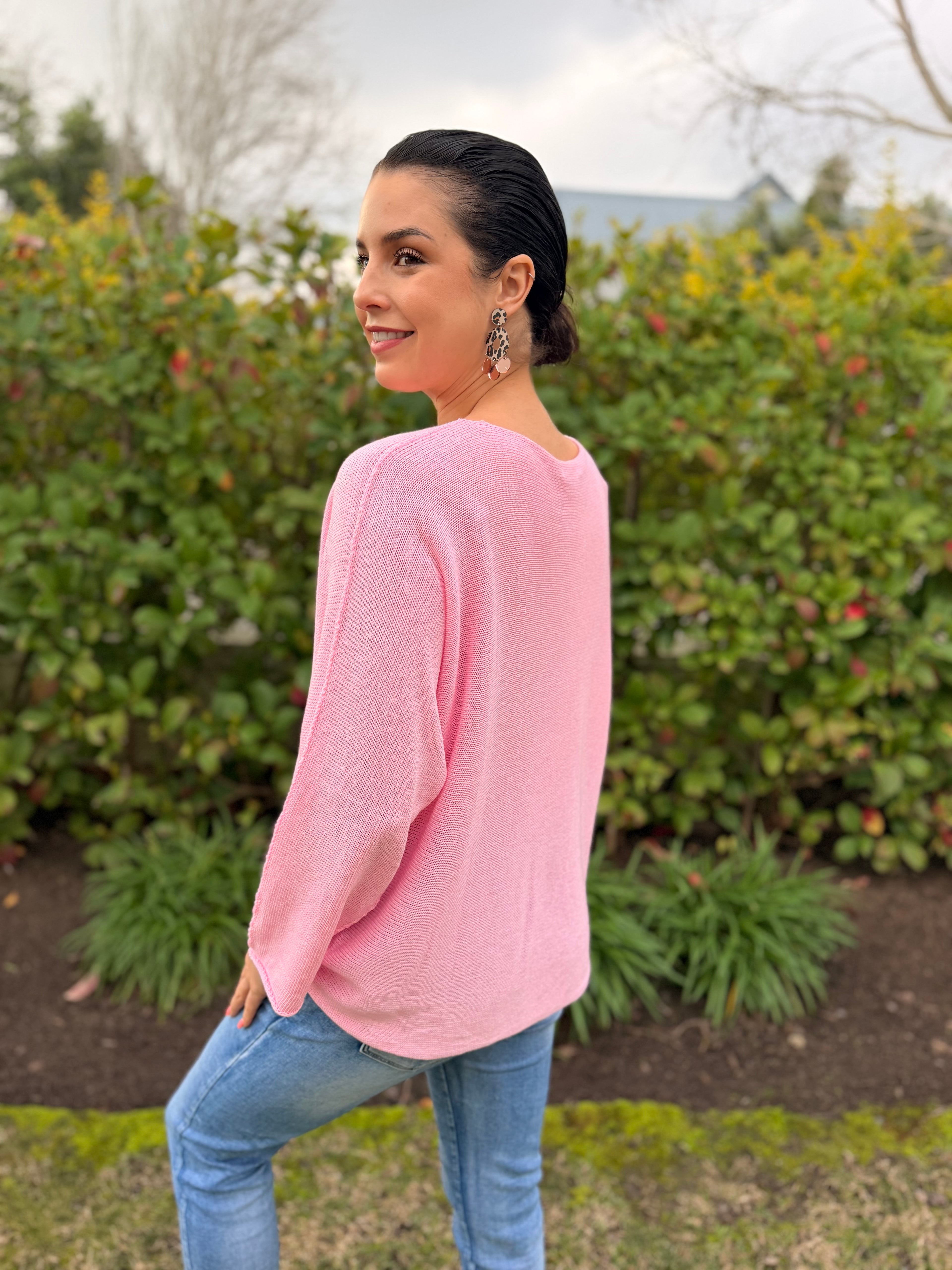 Italian cotton knit - Pink