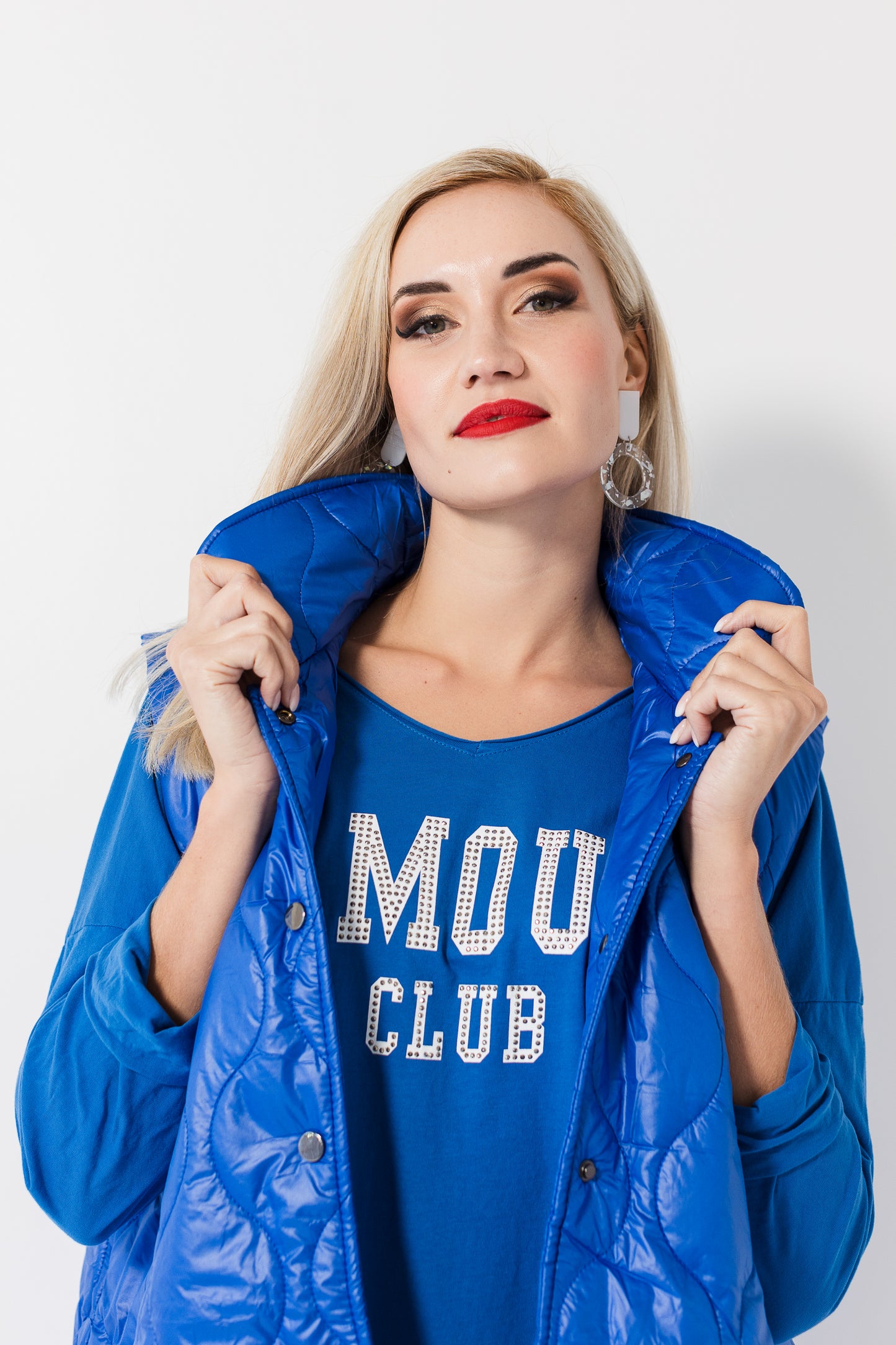 Italian puffer - Blue