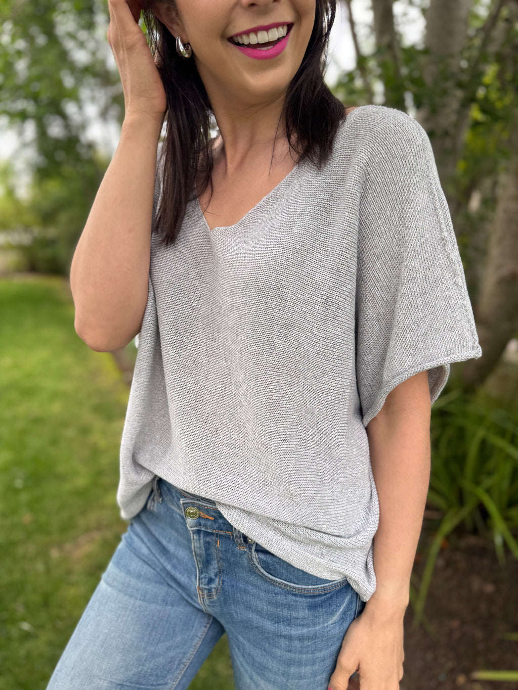 Italian summer knit - Grey