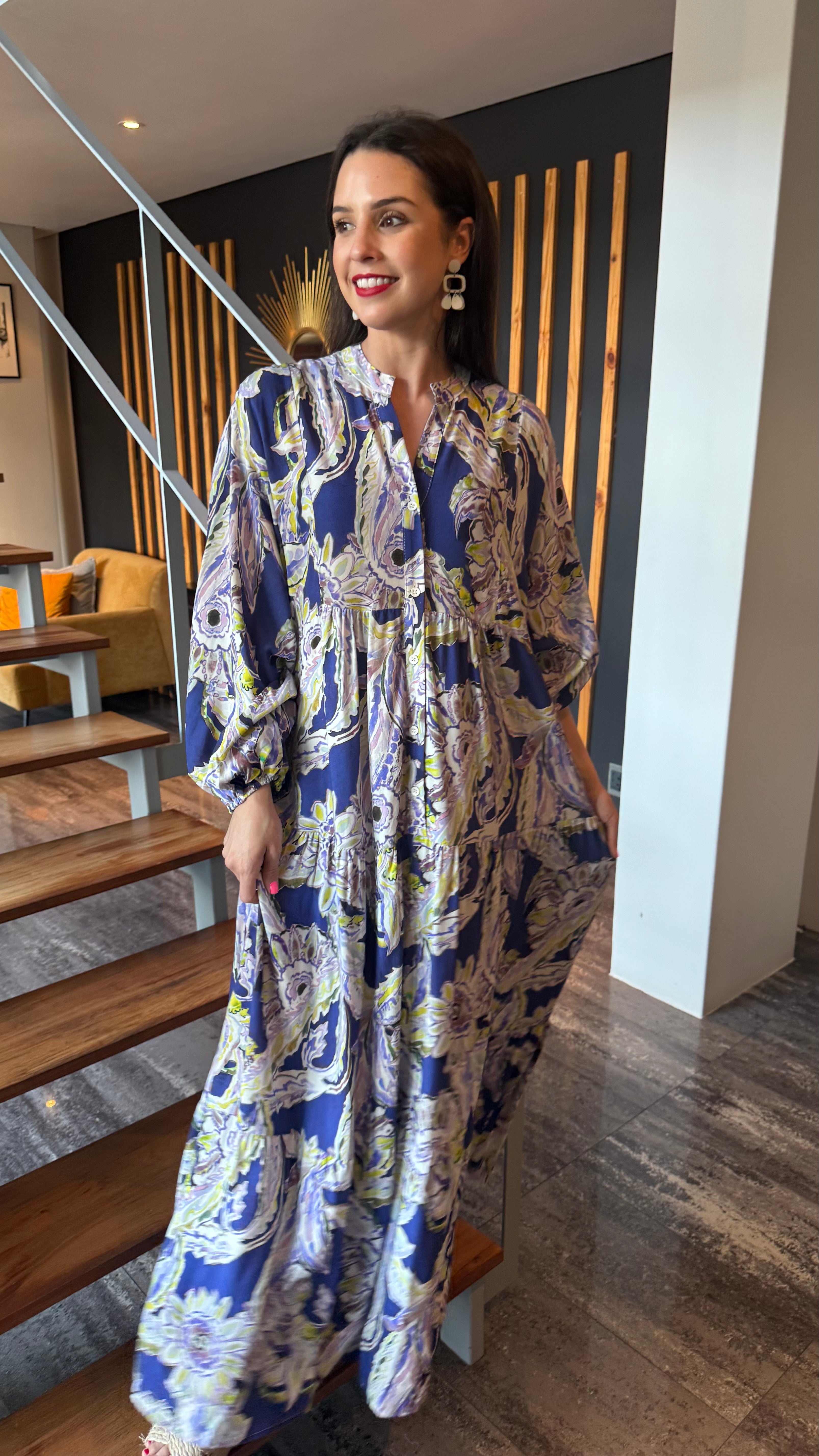 Jenna dress - Purple floral