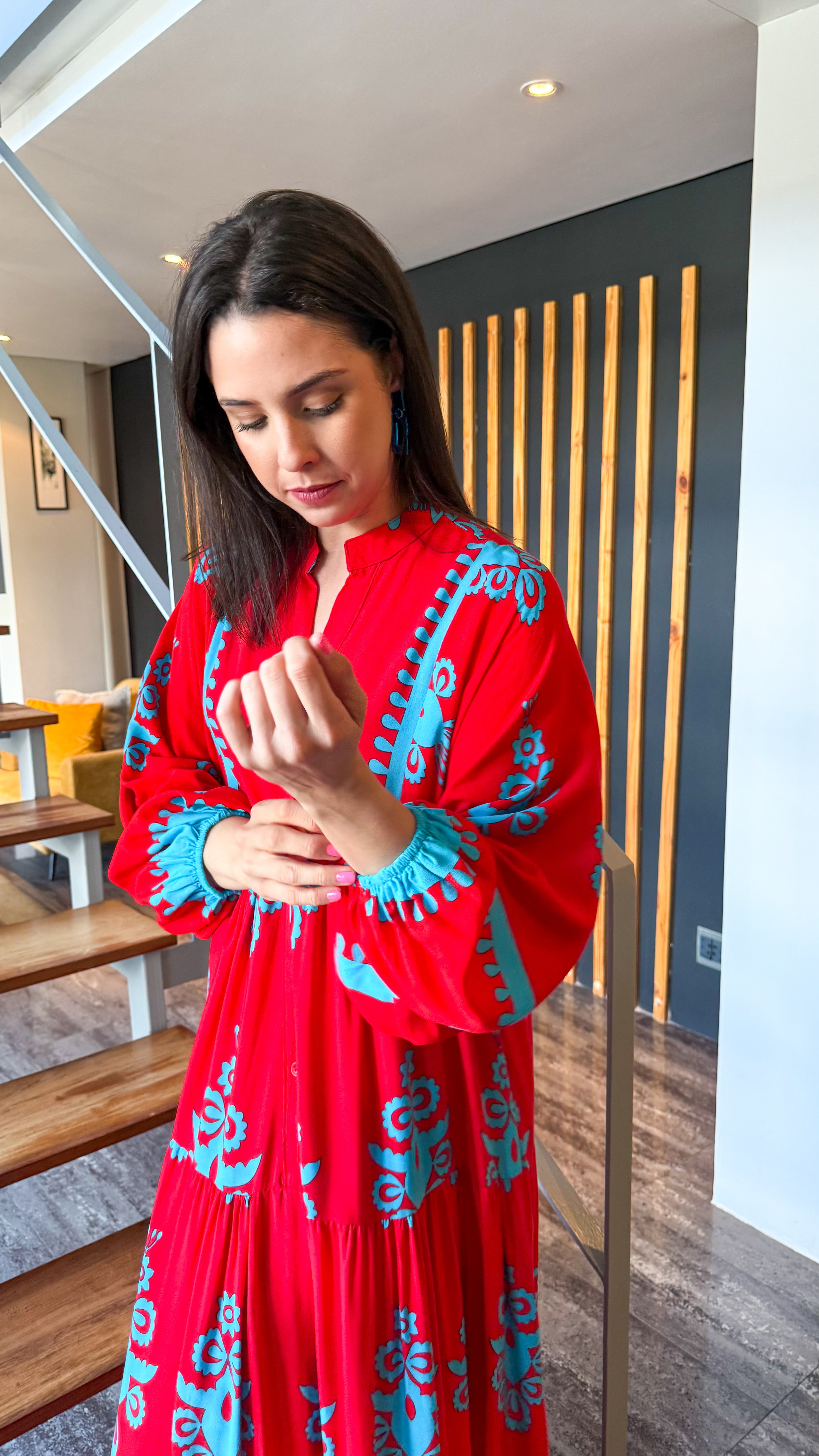 Jenna dress - Fire & ice