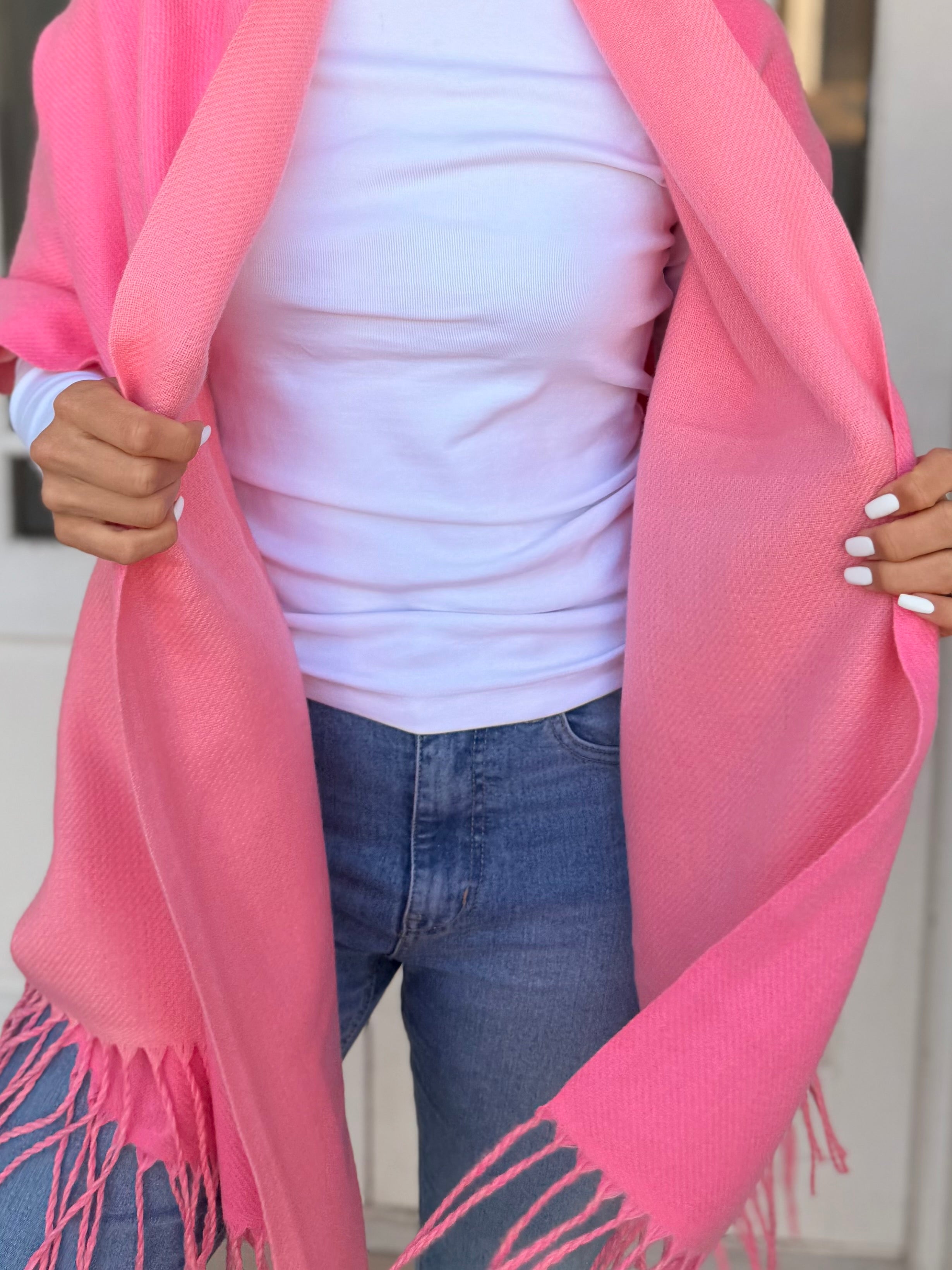 Cashmere scarf - Pink