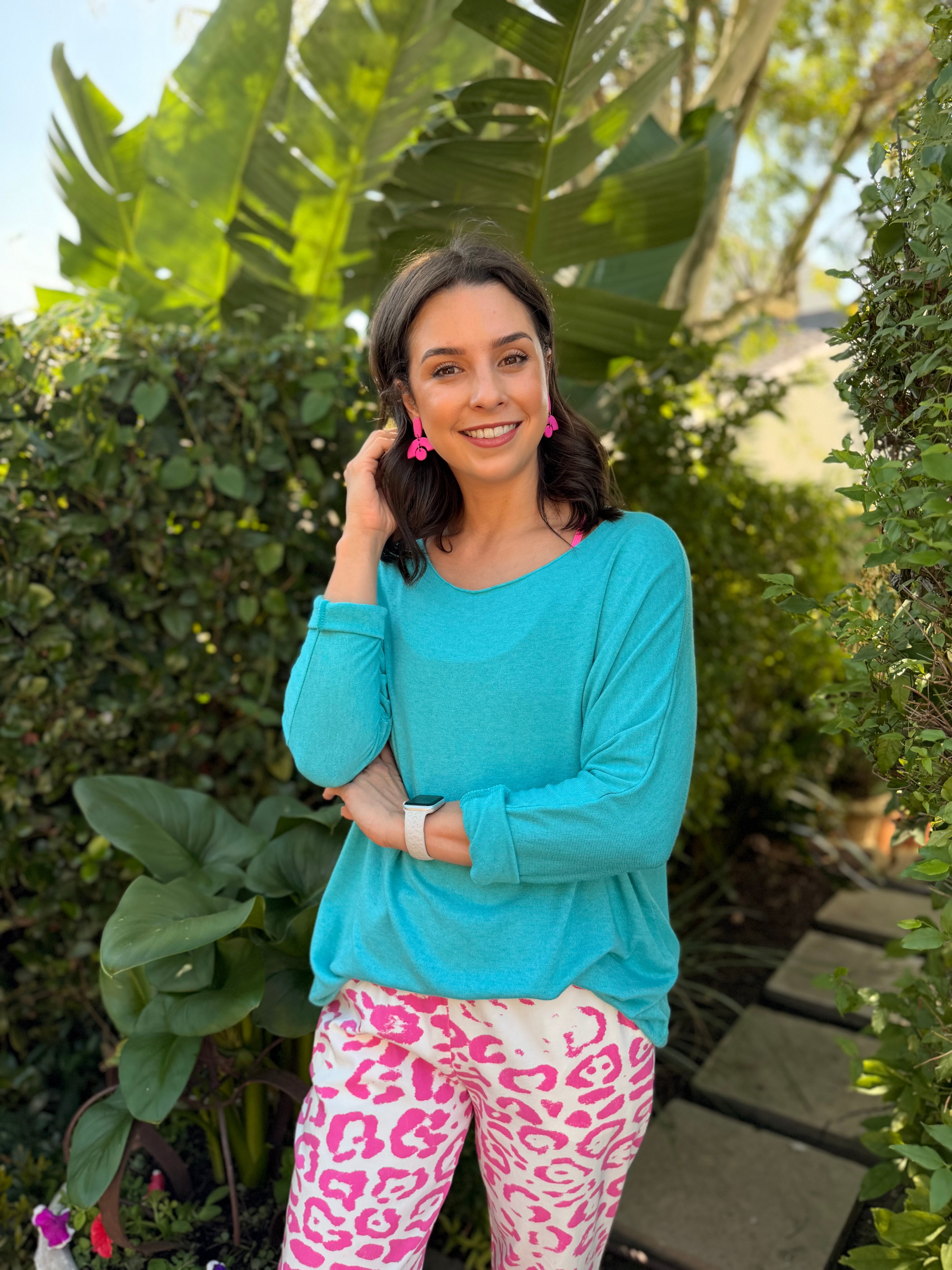 Italian soft knit - Turquoise