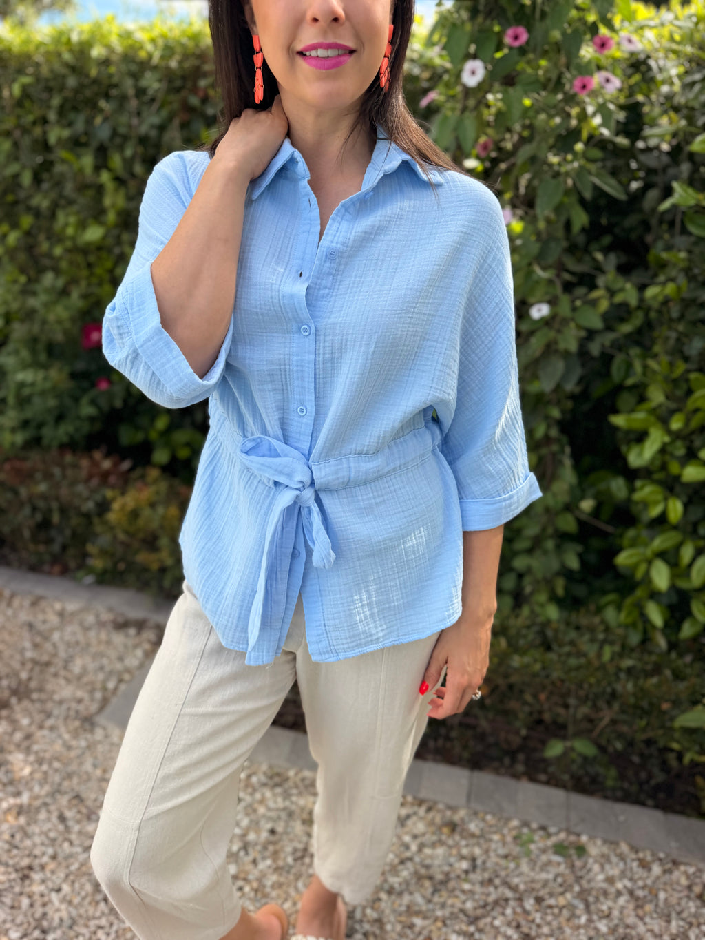Kiara blouse - Blue