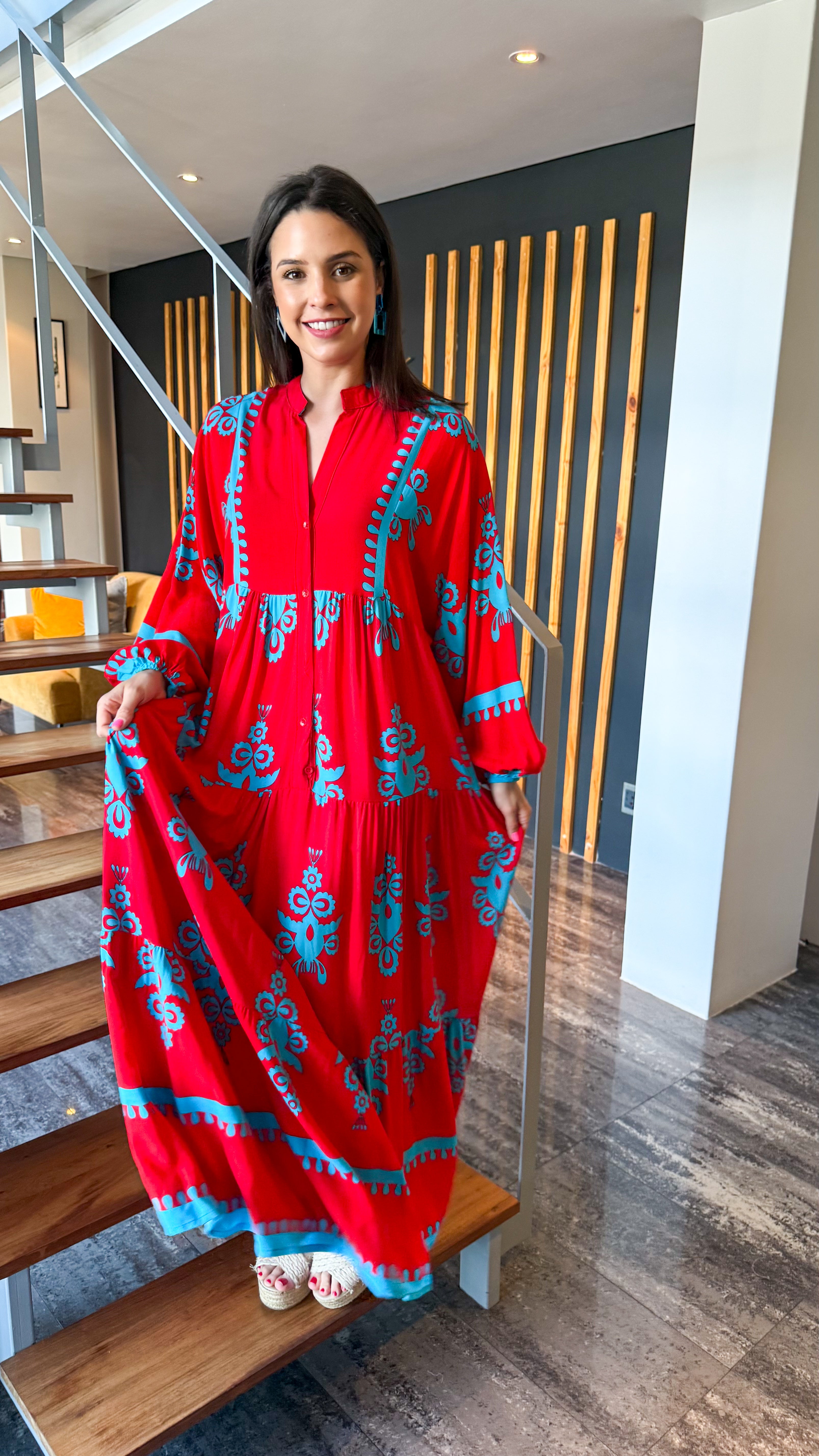 Jenna dress - Fire & ice