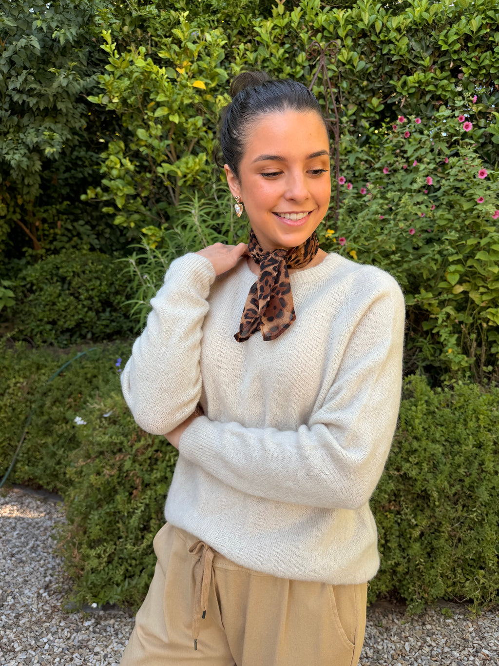 Baby alpaca knit - Cappuccino