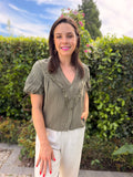 Valerie blouse - Khaki