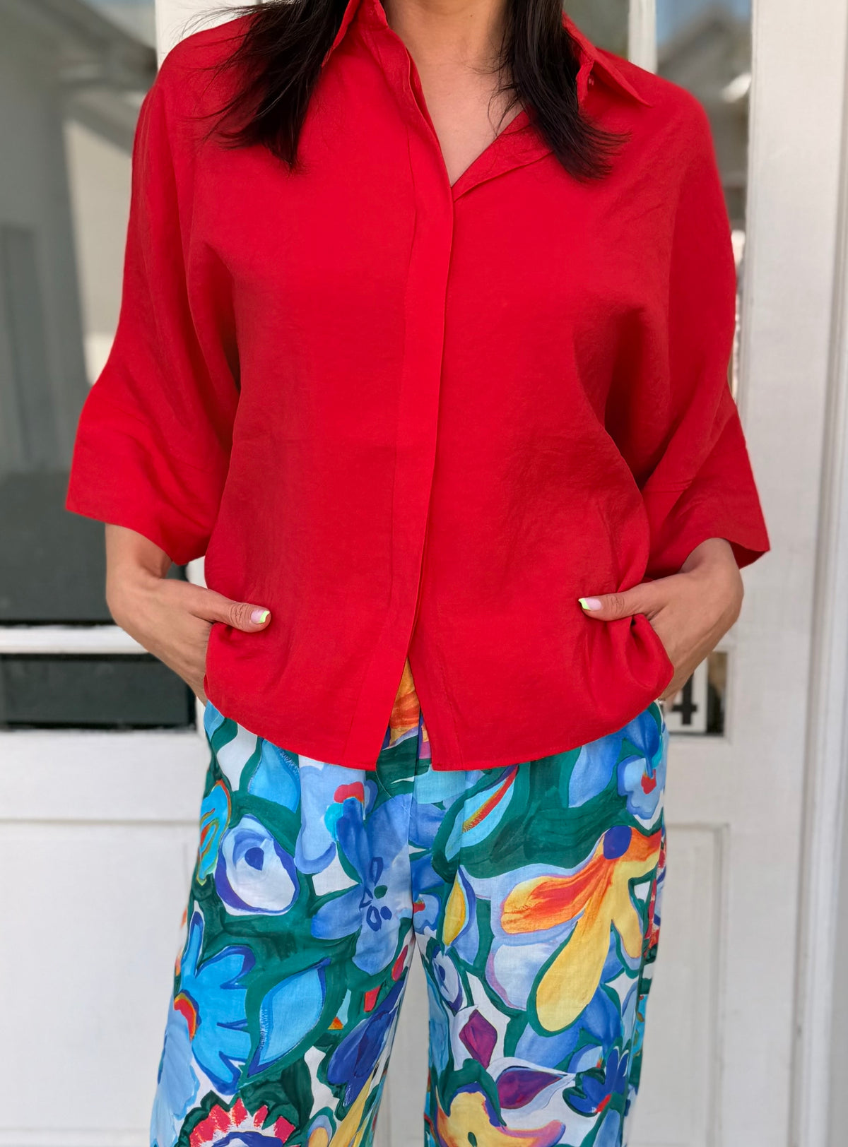 Rina top - Red