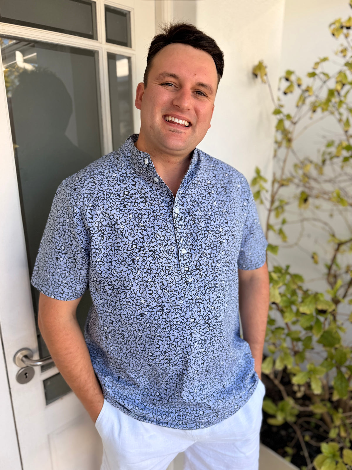 Ruan shirt - Pebble print