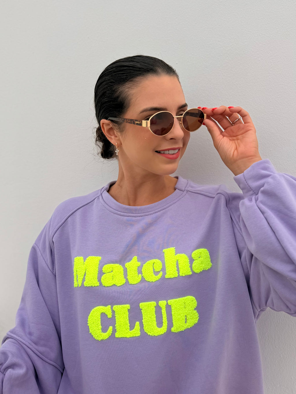 Matcha club top - Purple
