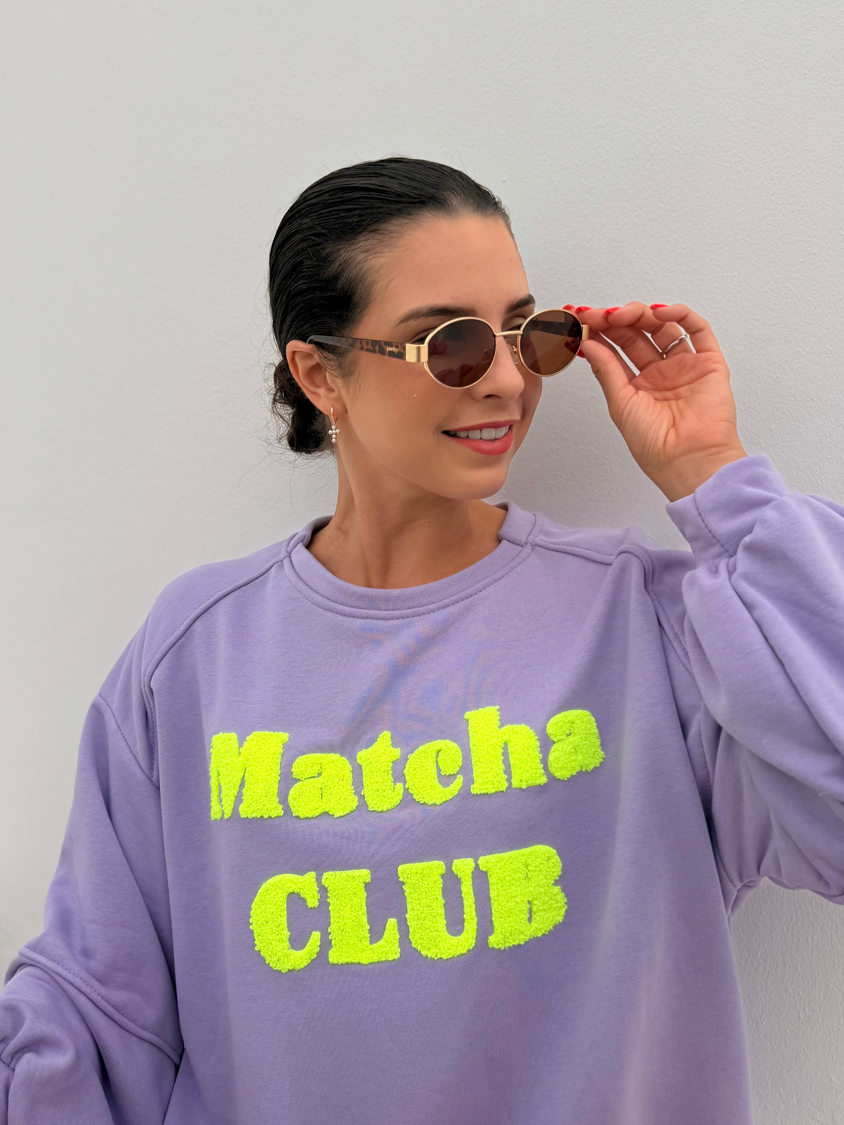 Matcha club top - Purple