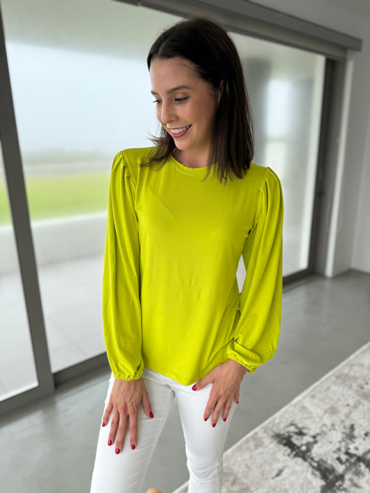 Mia top- Acid lime