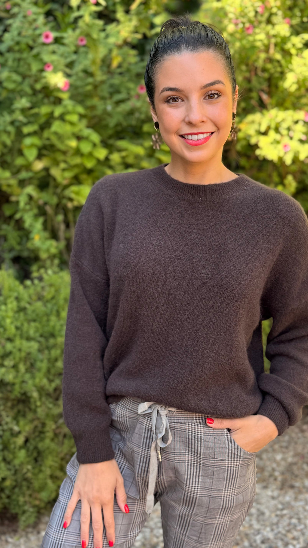 Baby alpaca knit - Espresso