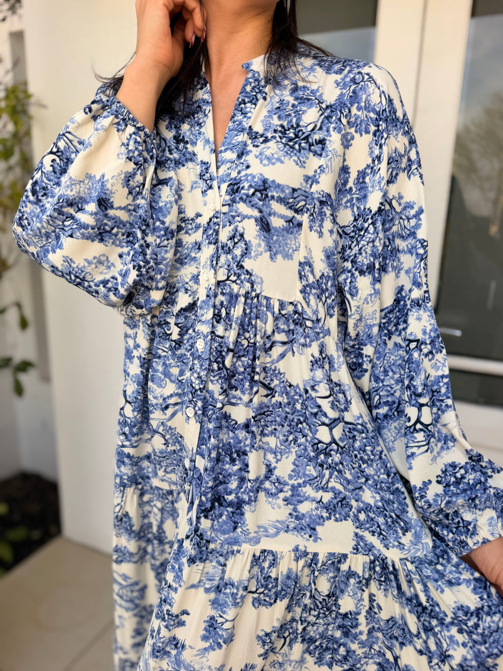 Jenna dress - Dior blue