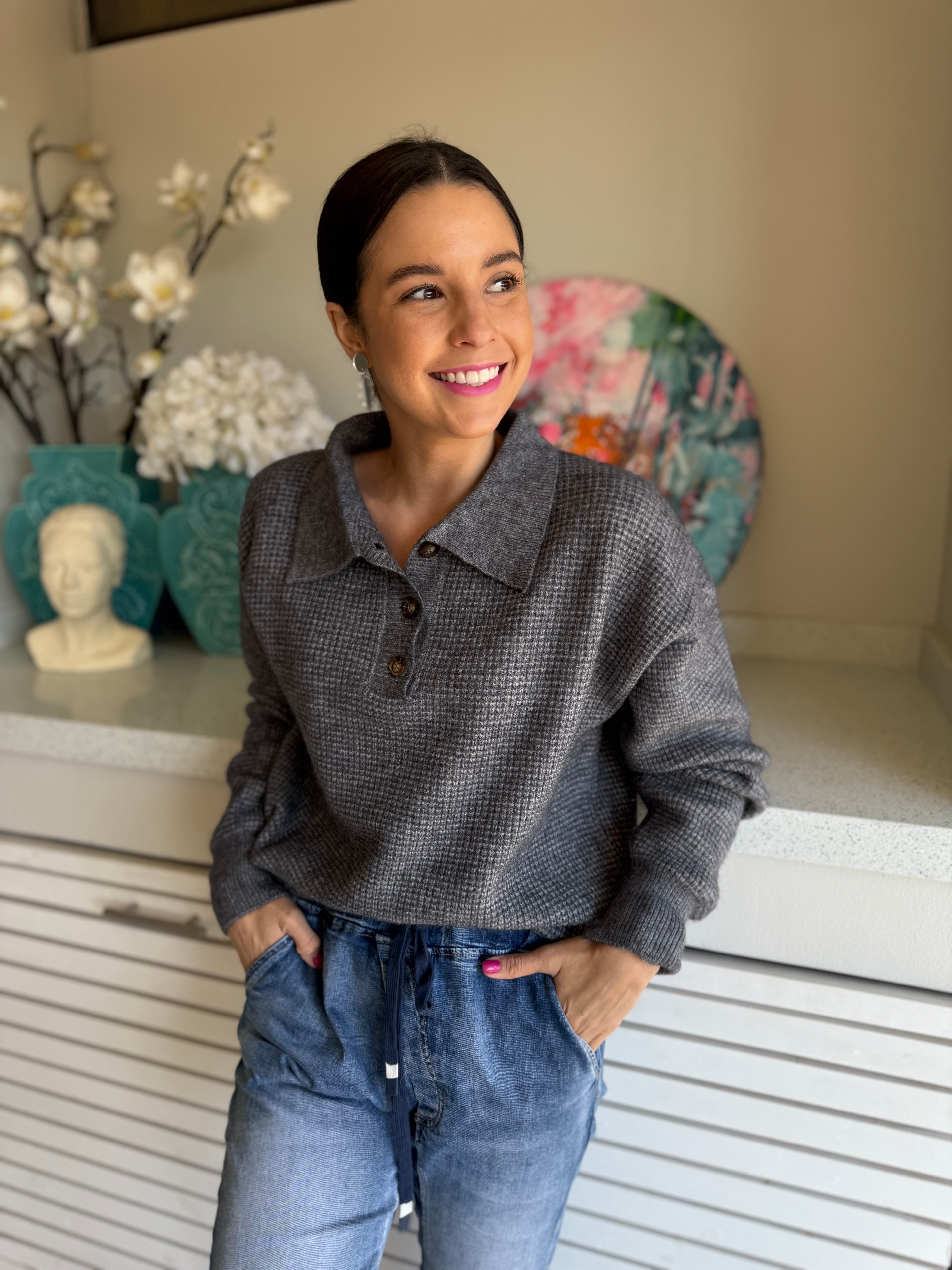 Lize knit - Charcoal