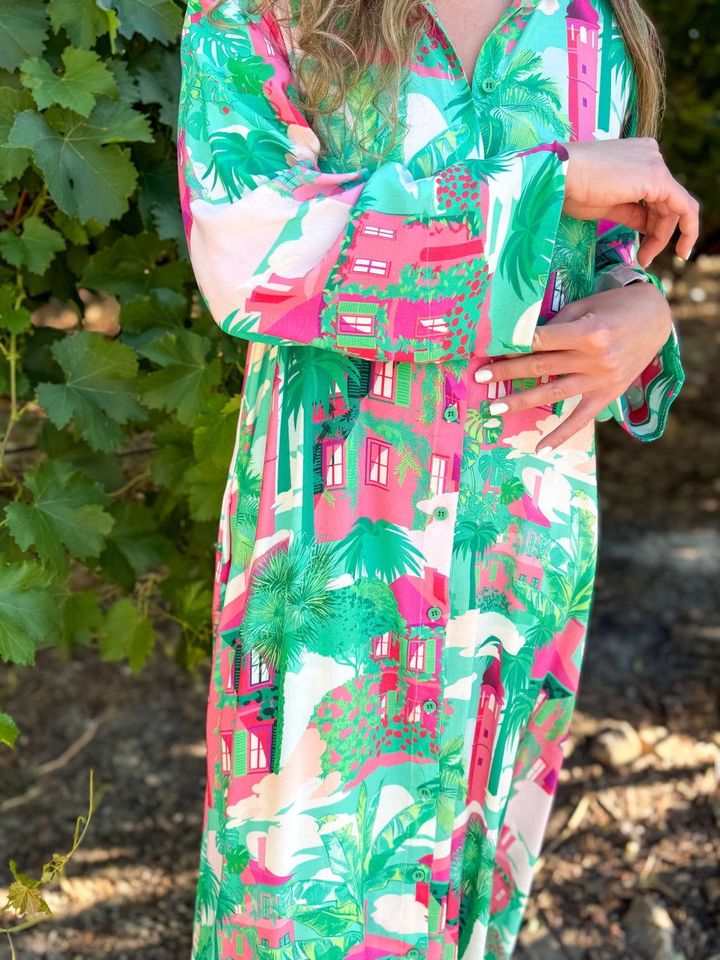 Dessie dress - Tropical town